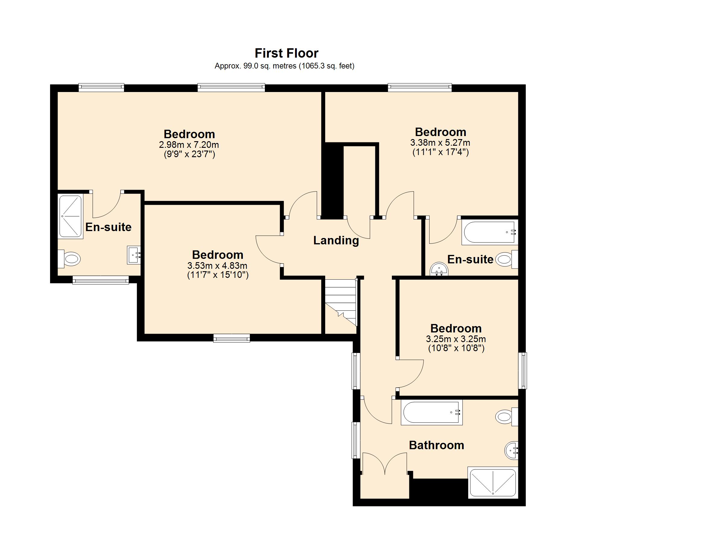 Rose Farm, Newport floorplan