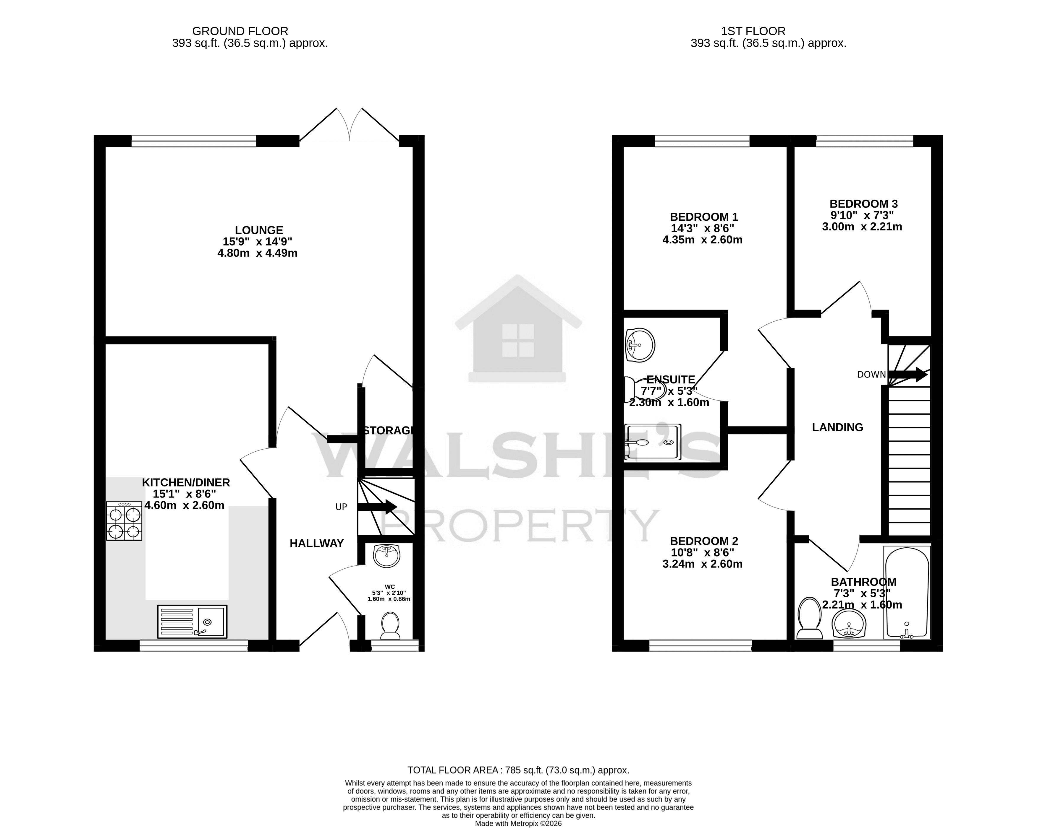 142, Turnstone Drive, Scunthorpe floorplan