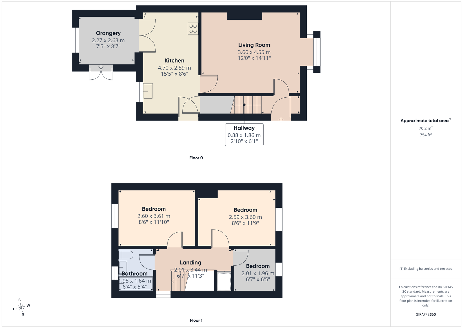 15, Lymington Road, Nottinghamshire floorplan