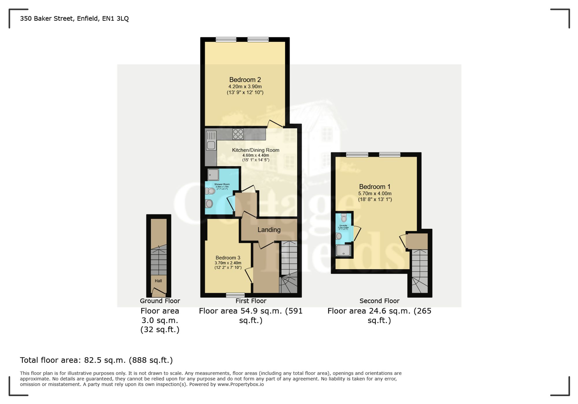 350 Baker street, Enfield floorplan