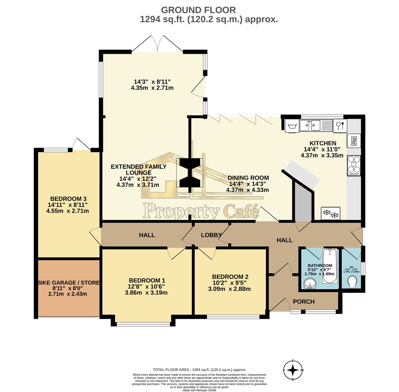 27, Woodsgate Park, Bexhill-on-Sea floorplan