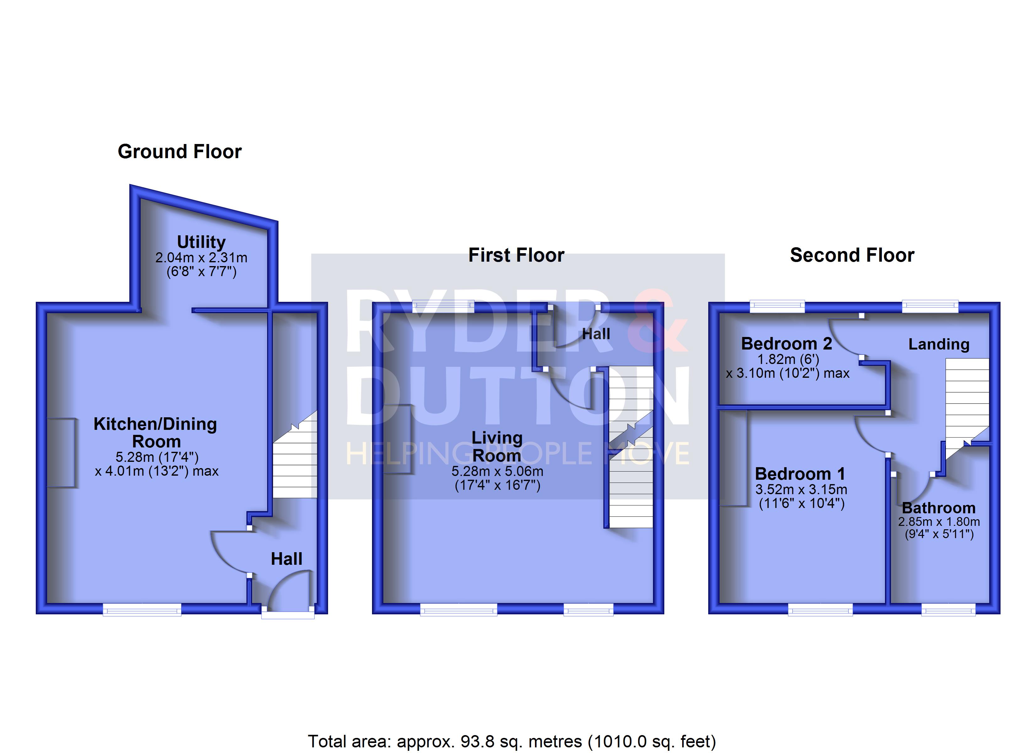 4, Longwood Gate, Huddersfield floorplan