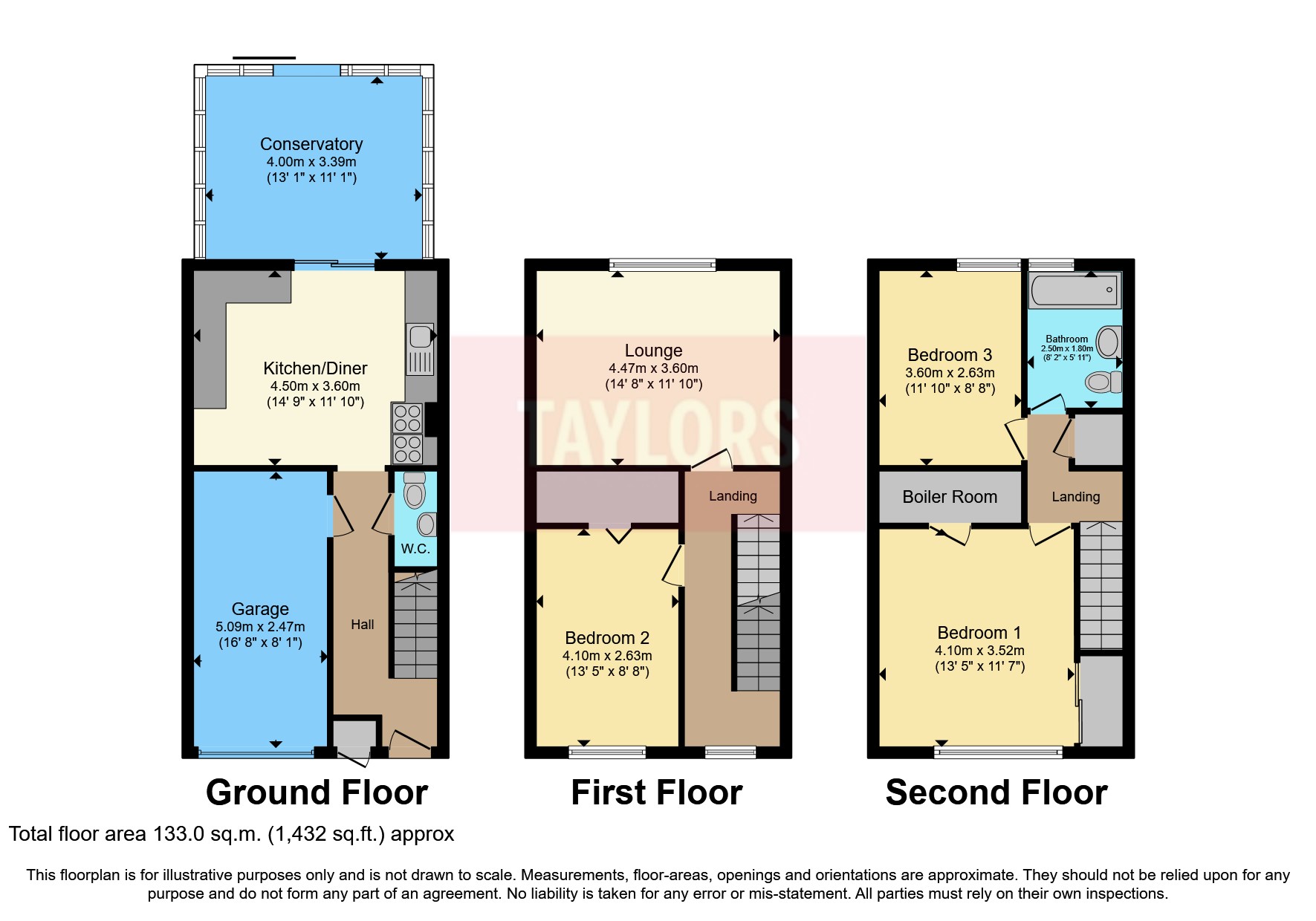 290, Langland Road, Milton Keynes floorplan