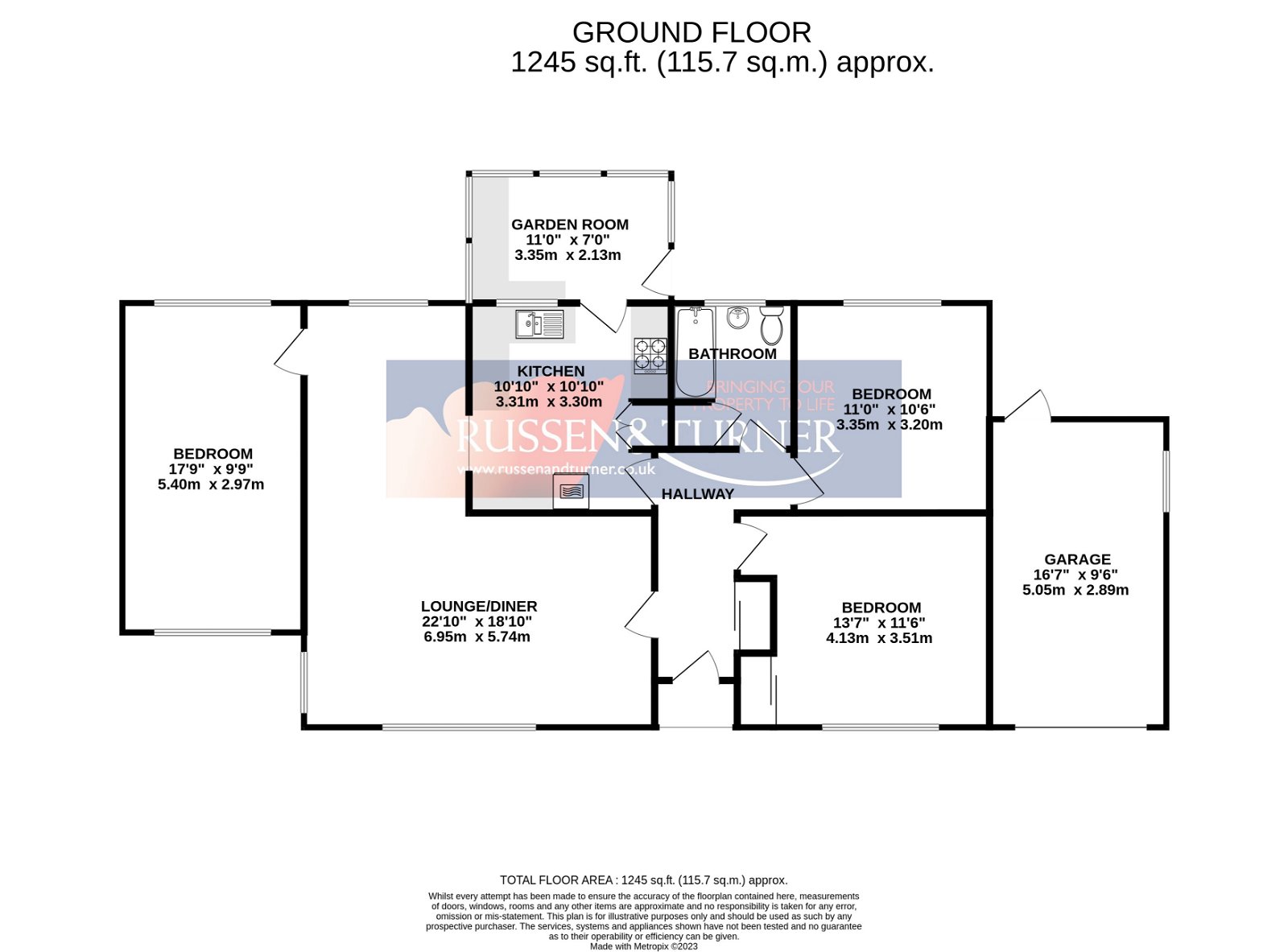 Ennerdale Drive, South Wootton, King's Lynn PE30, 3 bedroom bungalow