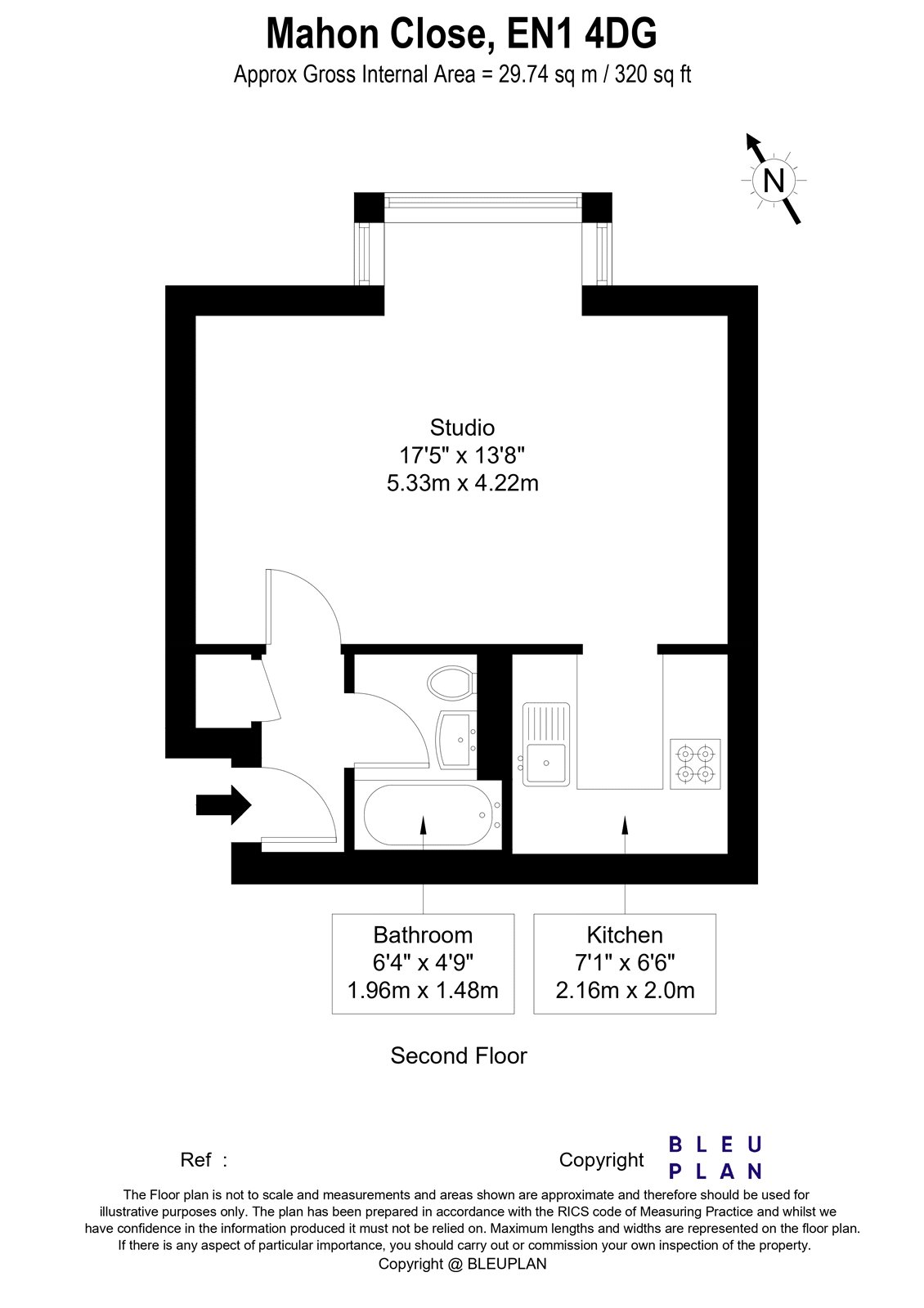 47, Mahon Close, Middlesex floorplan