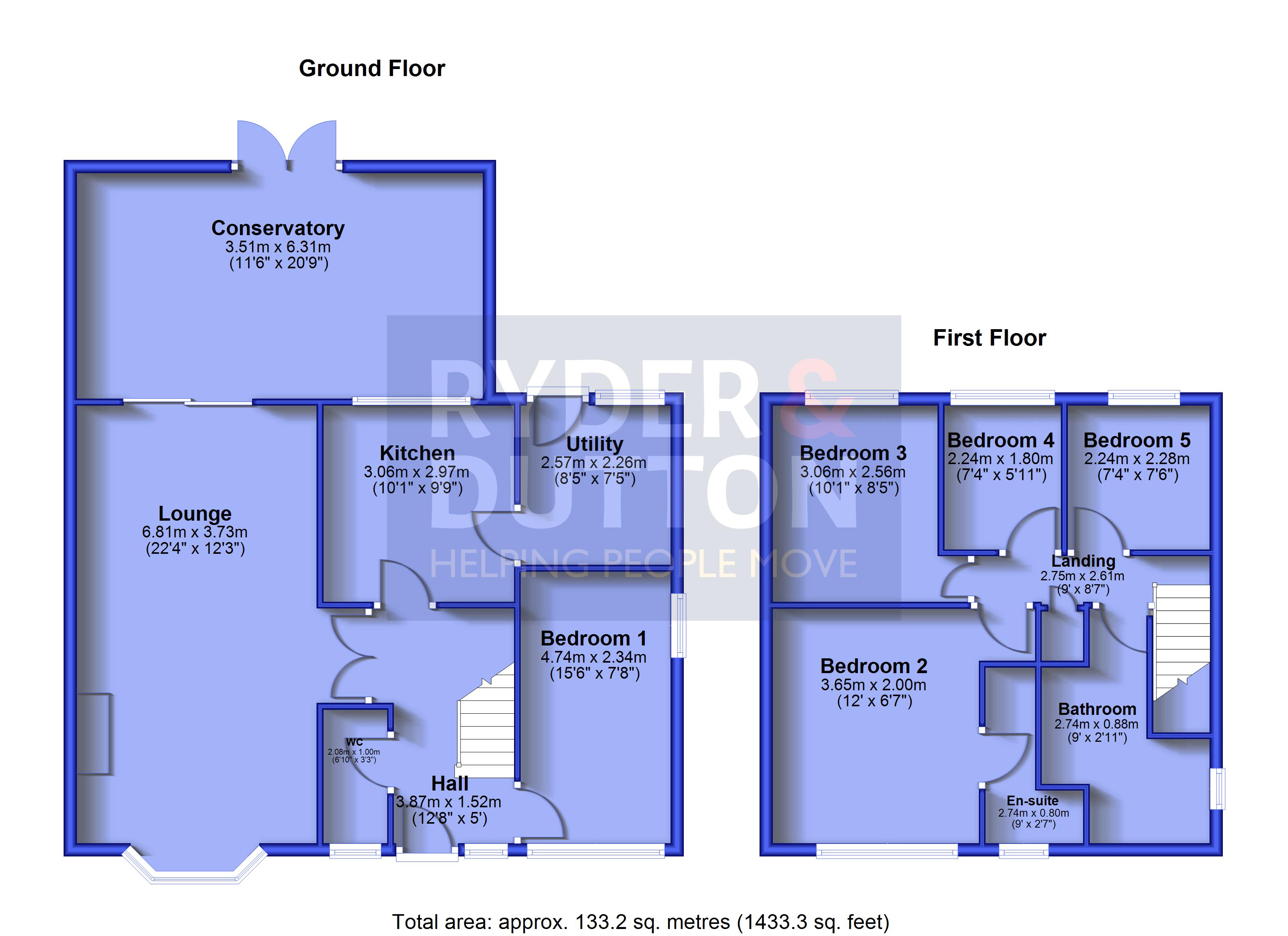 5, Whittaker Lane, Rochdale floorplan