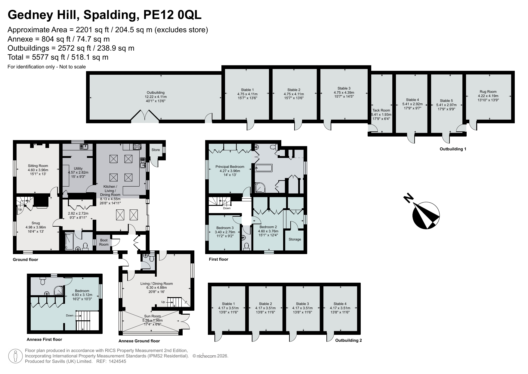 Wisteria House,, South-Eau Bank, Spalding floorplan