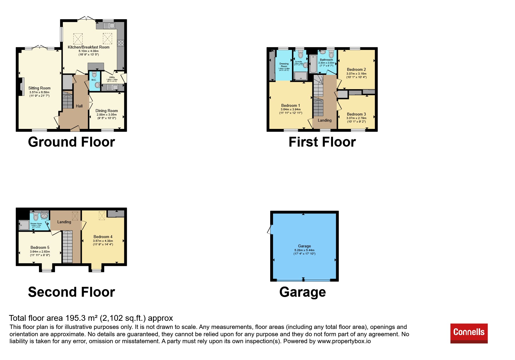 5, Chestnut Close, Carterton floorplan