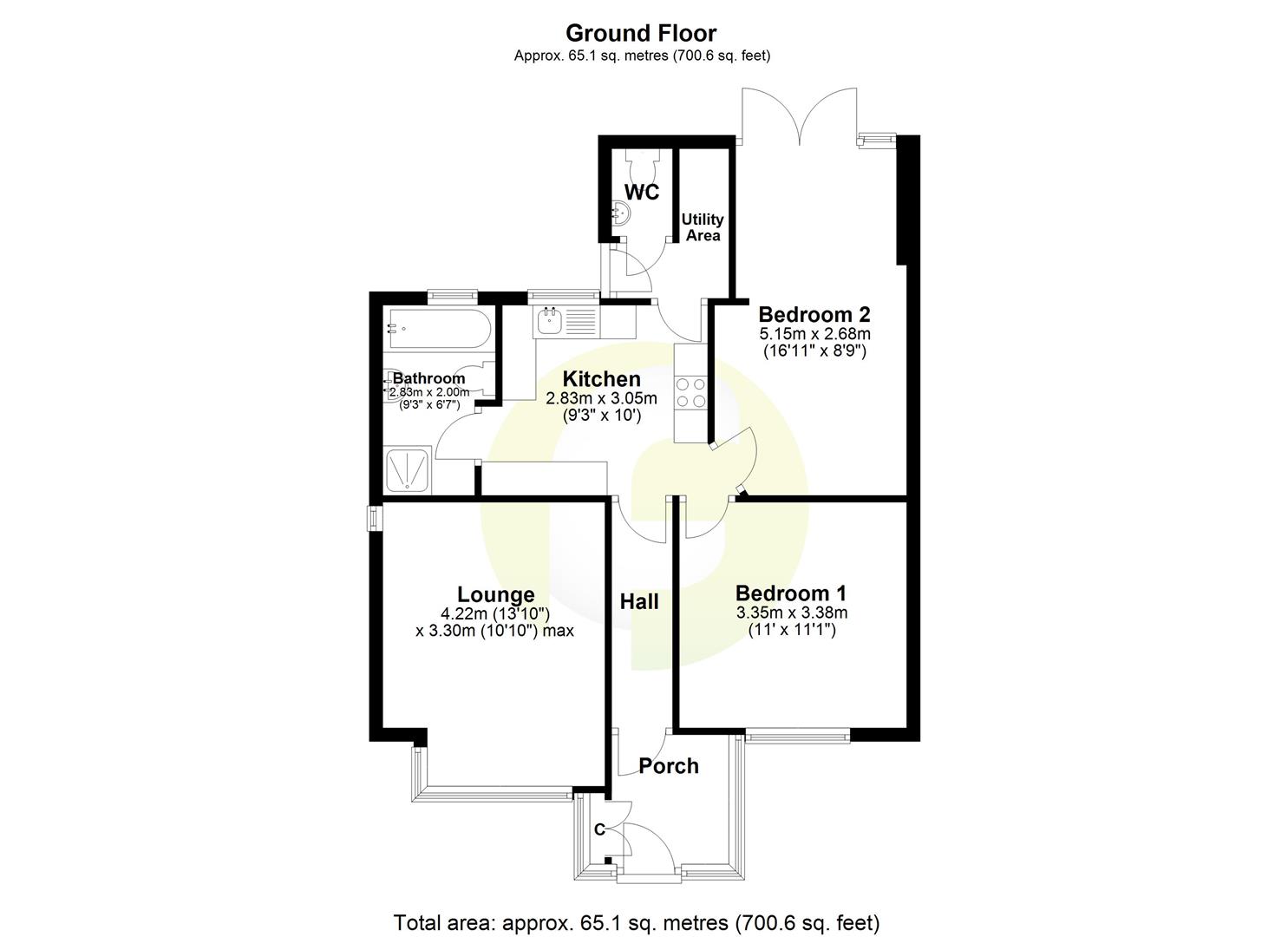 8, Roxby Gardens, North Shields floorplan