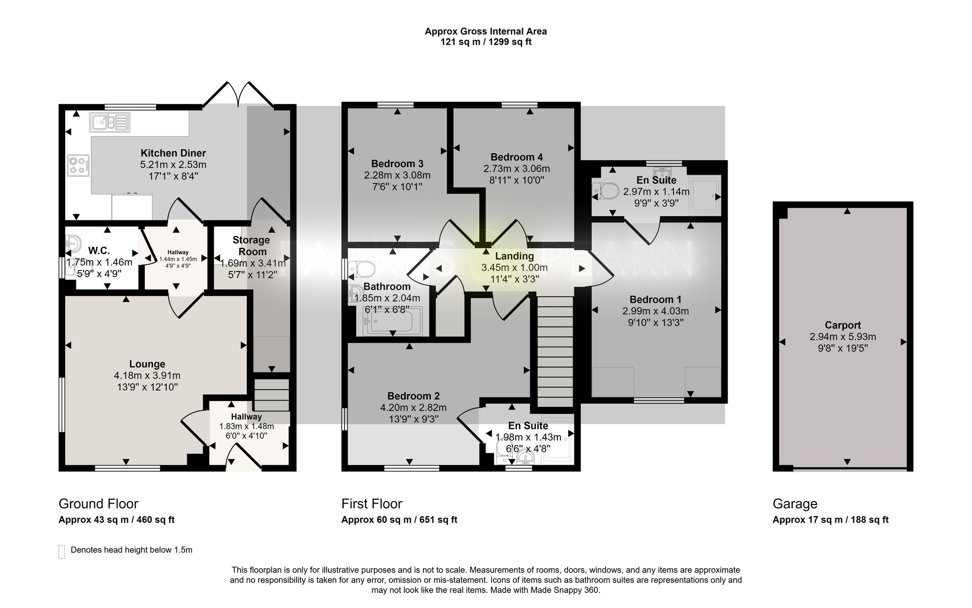 19 Wheal Jenkin, Liskeard floorplan