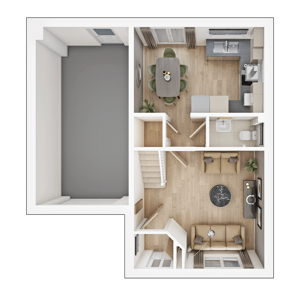The Amersham - Plot 282, Millbrook Place, Basford Brook Way, Crewe floorplan