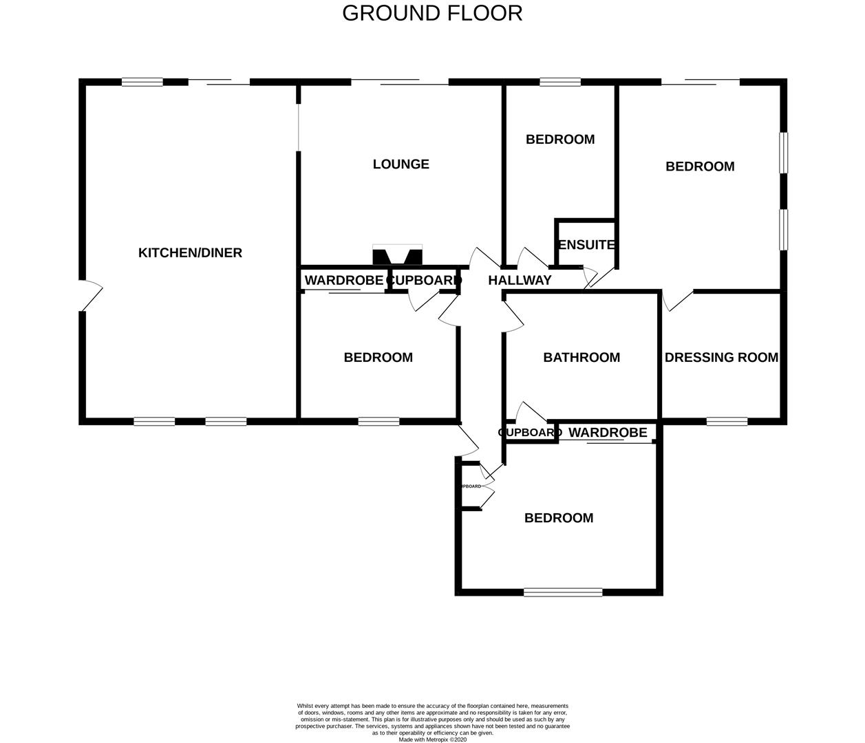 4 bed detached bungalow for sale in Westerfield Road, Westerfield