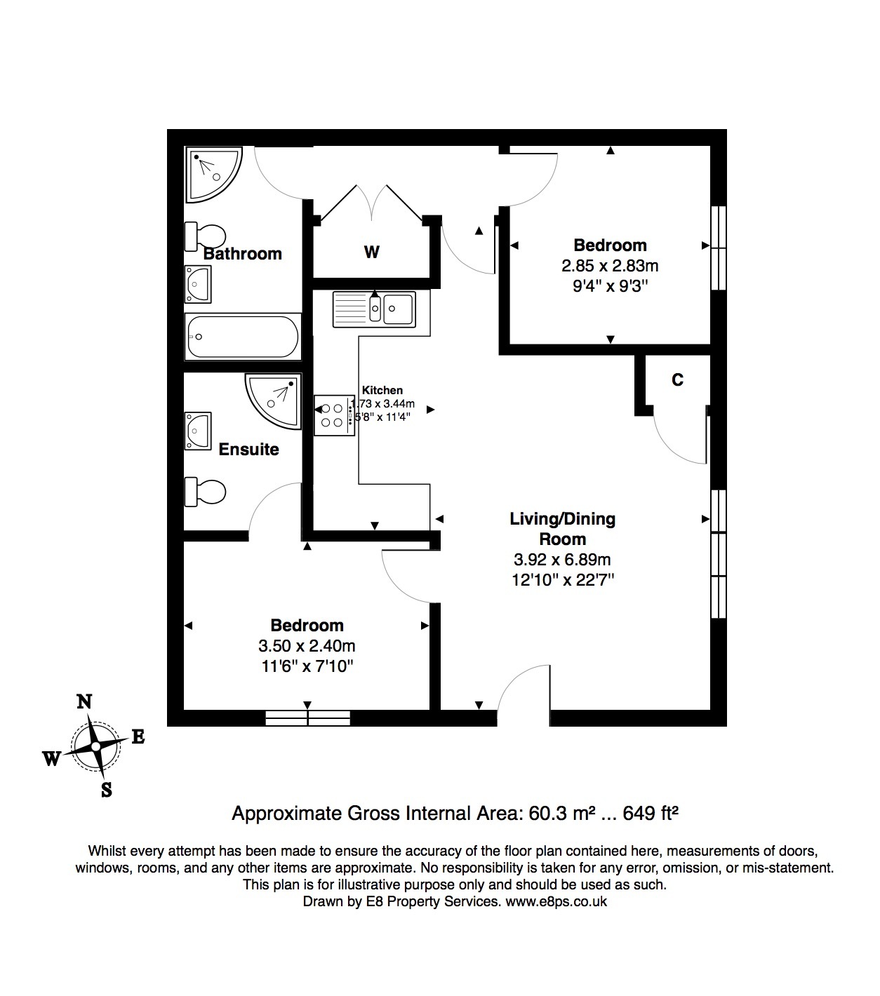 2 Bedrooms Flat to rent in Shipton Road, Woodstock OX20