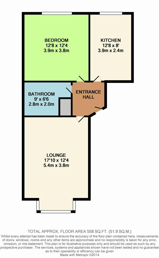 Flat 5, St Theresa Court, North Chingford floorplan