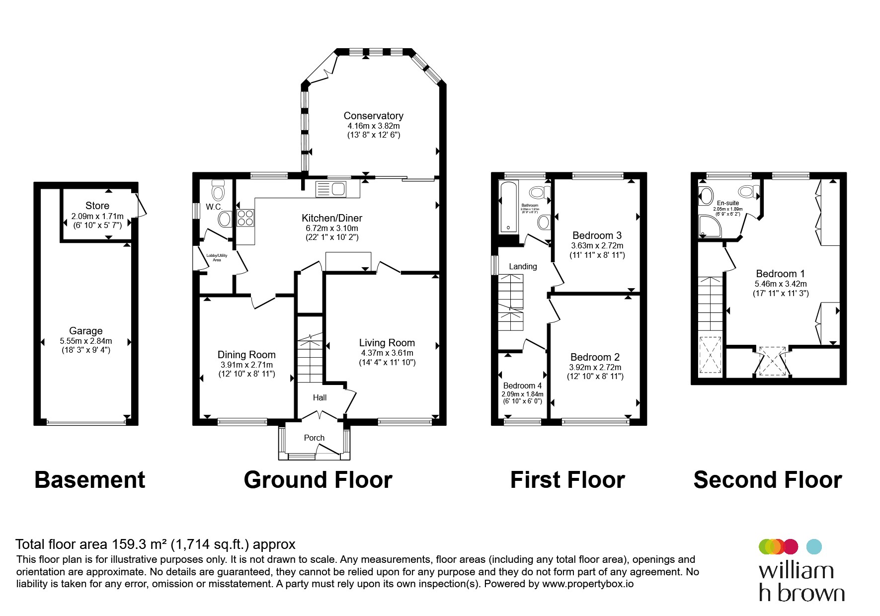 24, Finchwell Crescent, Sheffield floorplan