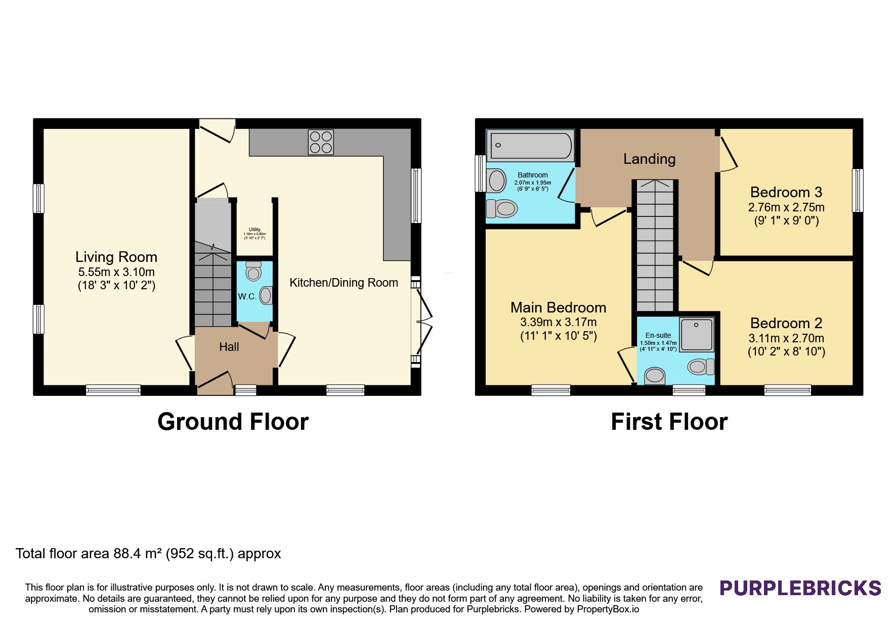 2, Foxglove Close, Redcar floorplan