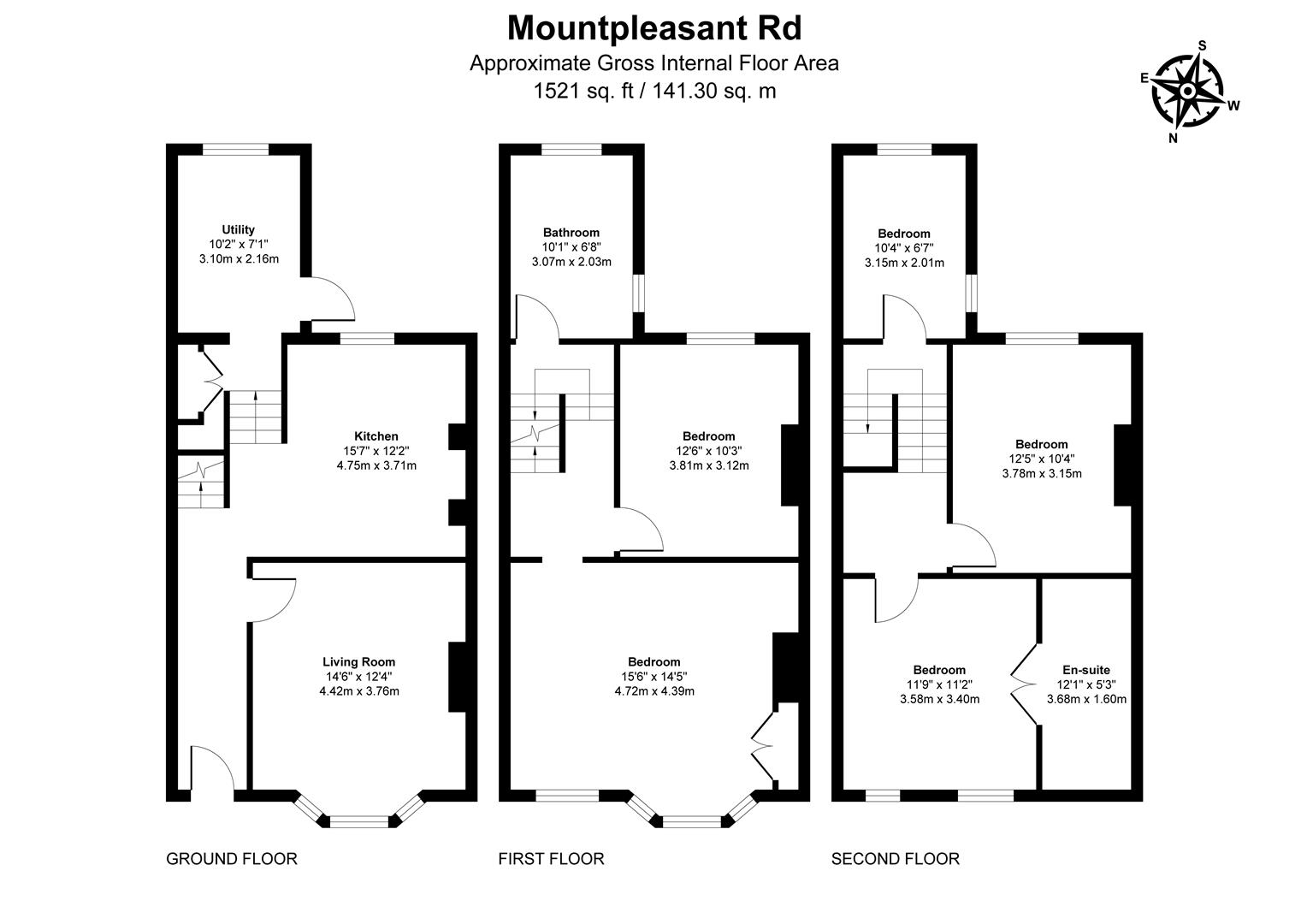 6, Mount Pleasant Road, Hastings floorplan