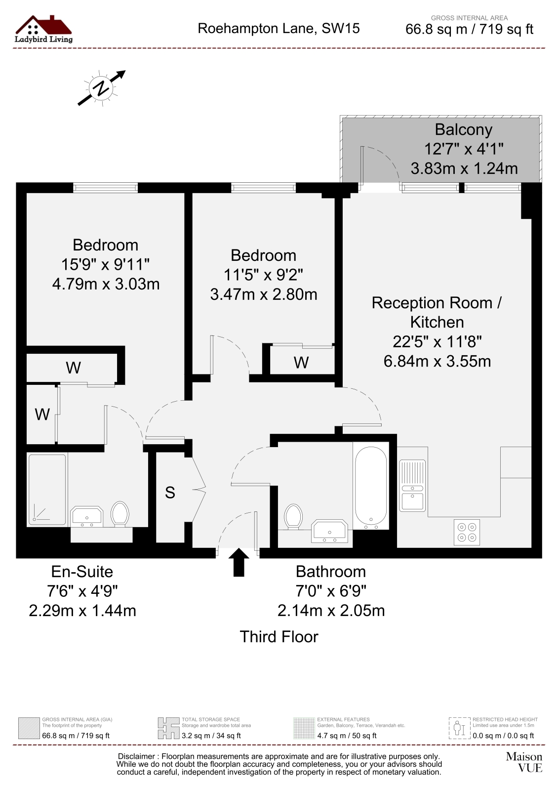 29,, Roebuck House, London floorplan