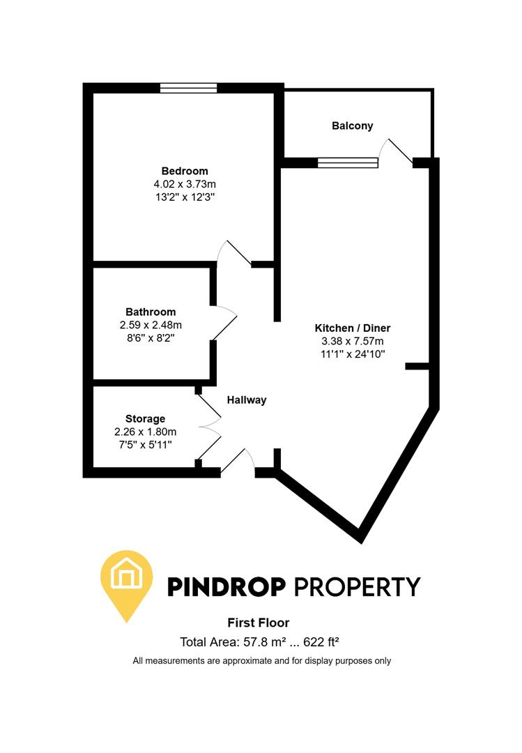 2, 171, Fairfield House, South Street, Enfield floorplan