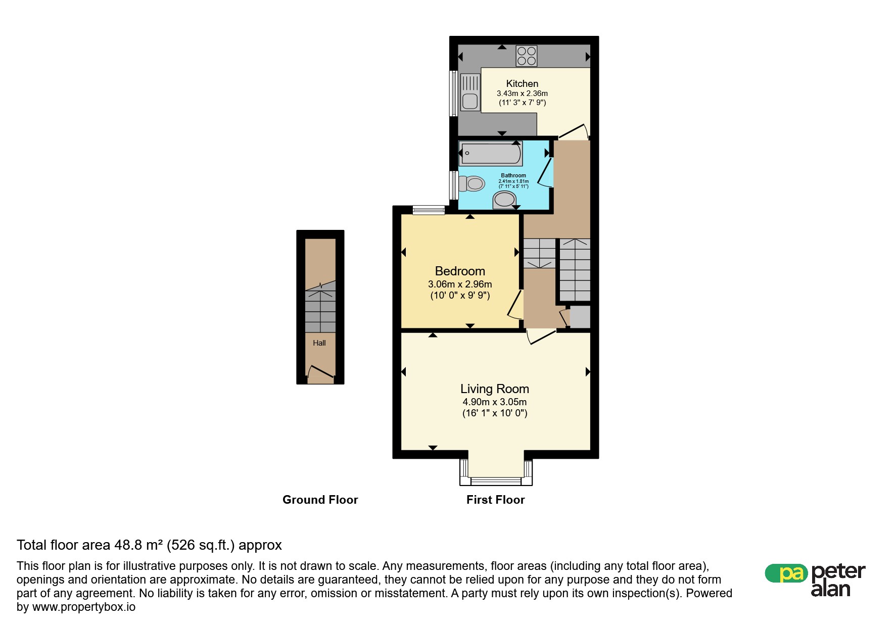 Flat 4, 293, Albany Road, CARDIFF floorplan