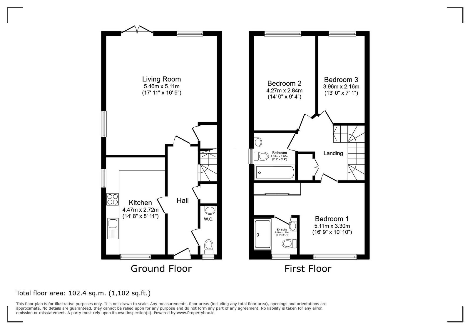 31, Rochford Grove, Horsham floorplan
