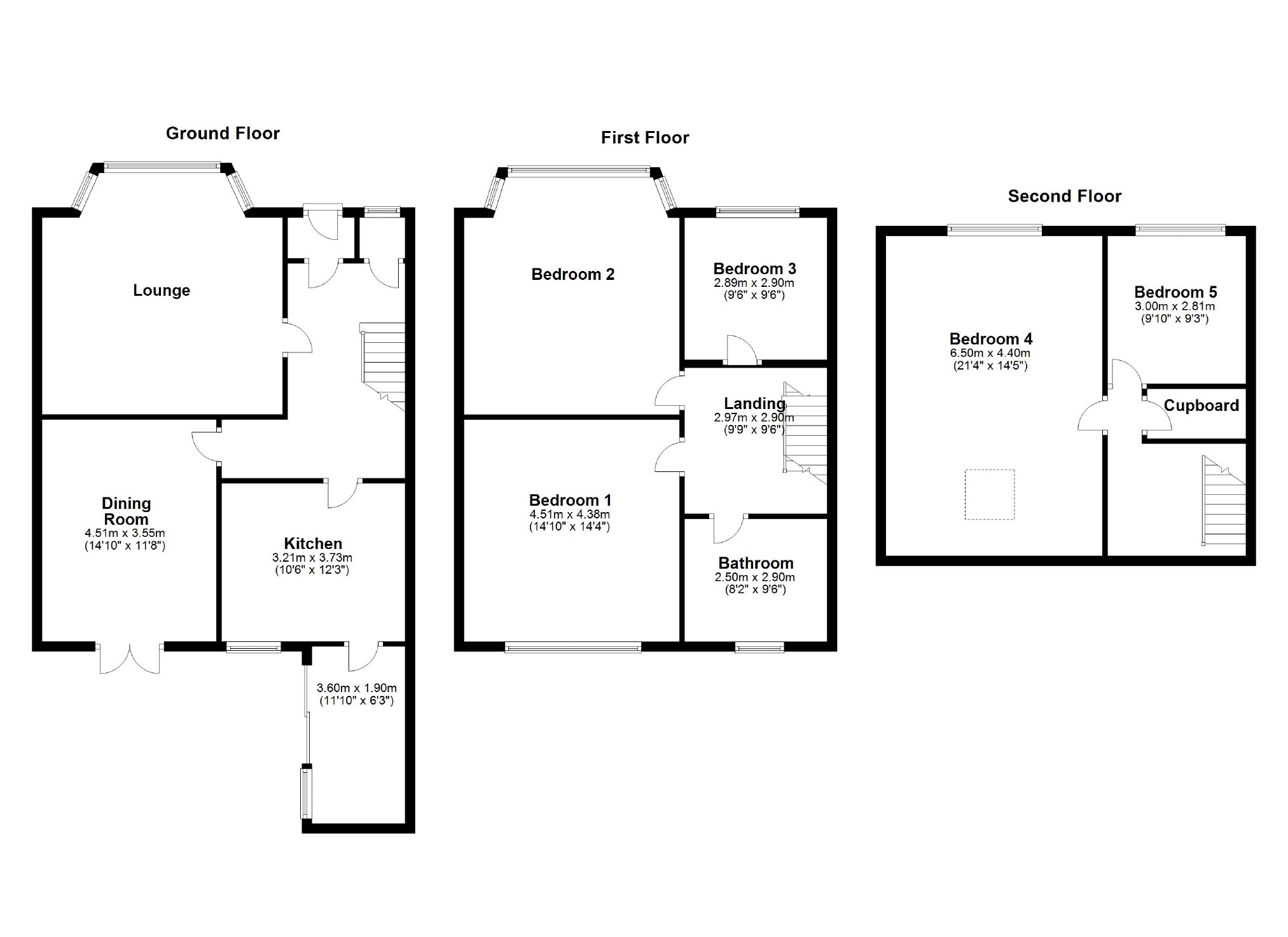 5 Bedrooms Terraced house for sale in Bury Old Road, Prestwich, Manchester M25