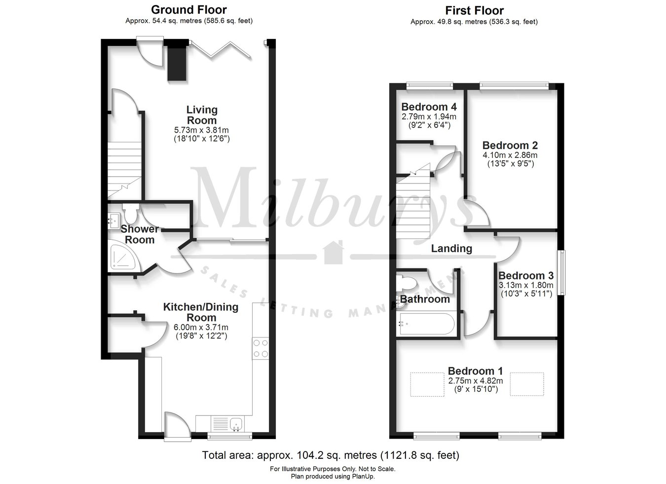 12, Dovedale, South Gloucestershire floorplan