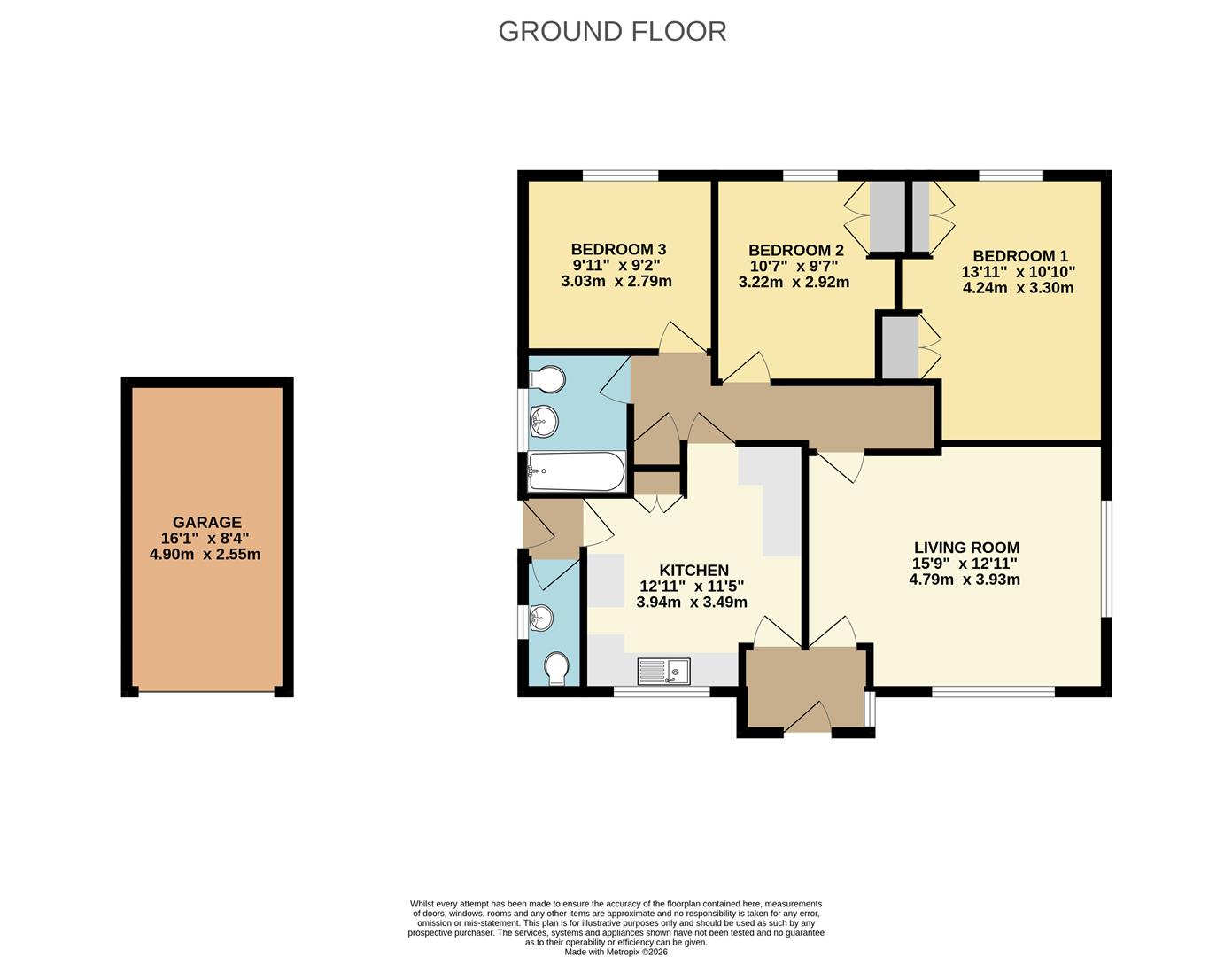 4a, Branscombe Close, Exeter floorplan