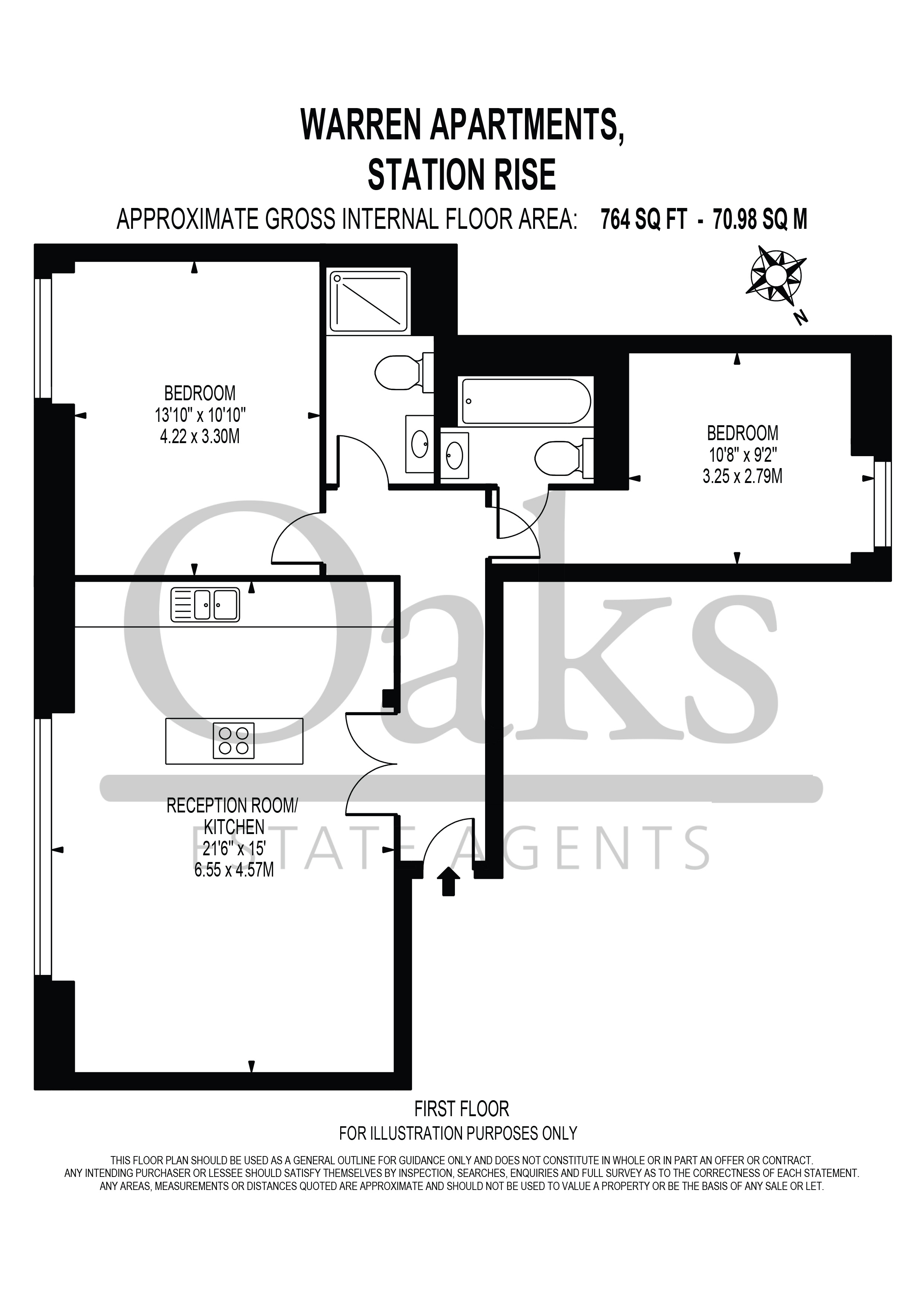 Flat 7,, Warren Apartments, Tulse Hill floorplan