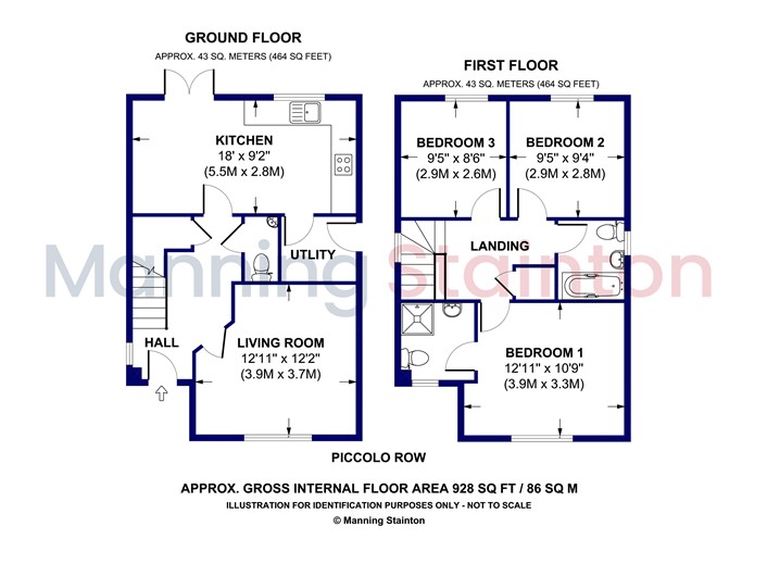 10, Piccolo Row, Morley floorplan