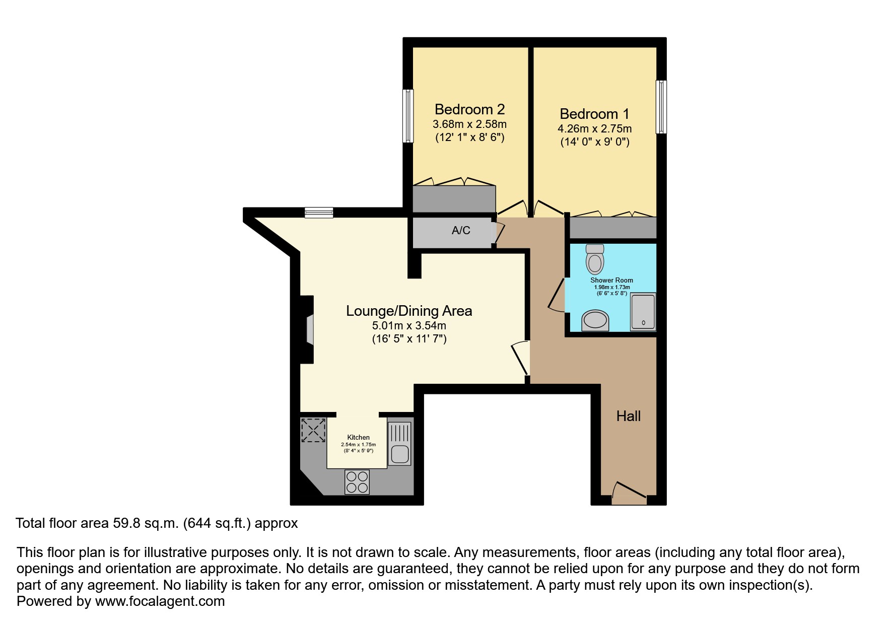 31, Scholars Court, Stratford-upon-Avon floorplan