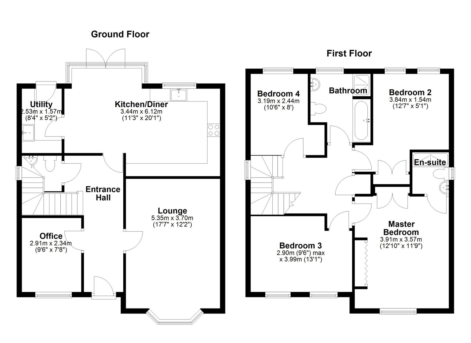 5, North Down Close, Saltash floorplan