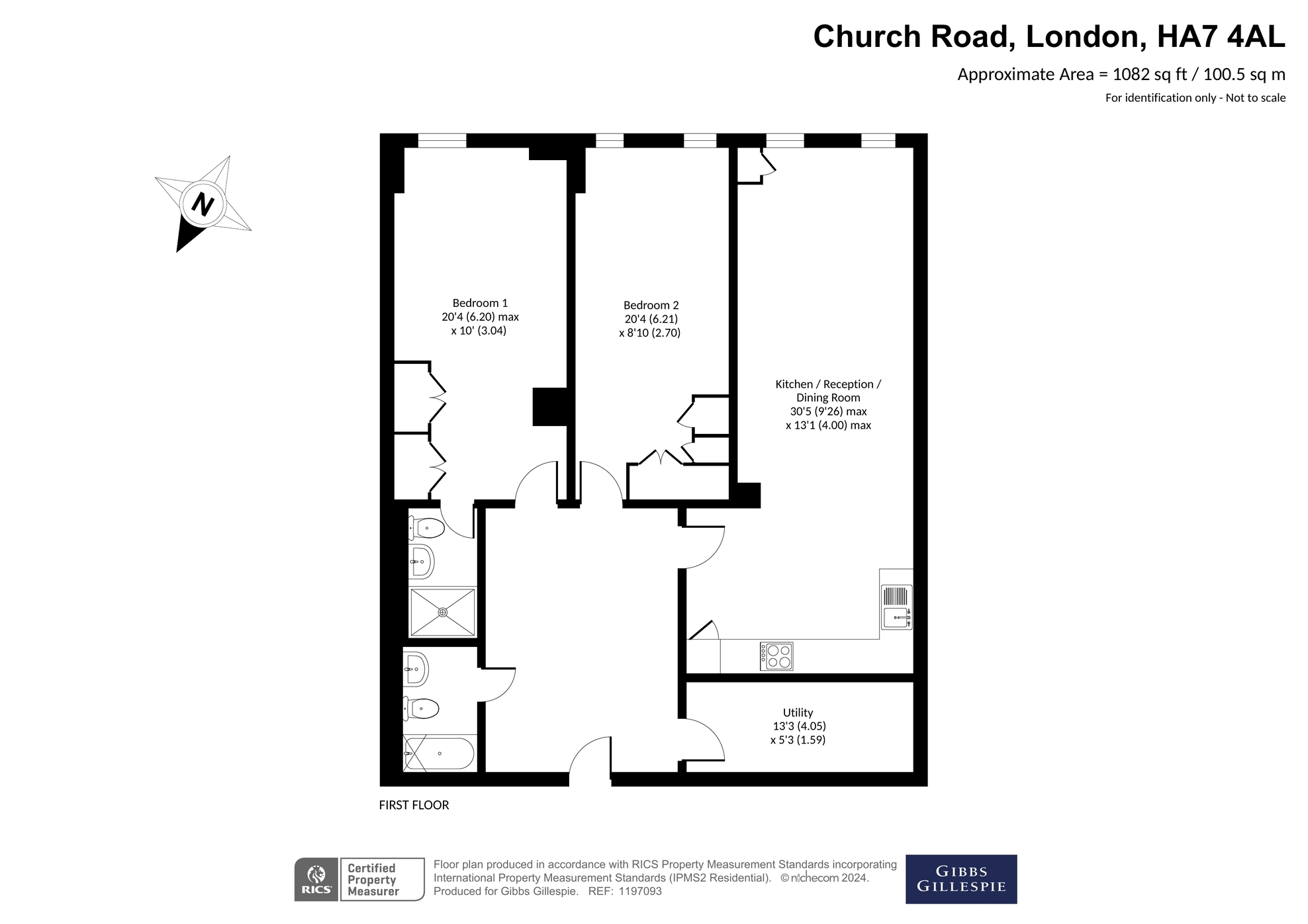 Fountain House, 3036 Church Road, Stanmore HA7, 2 bedroom flat for