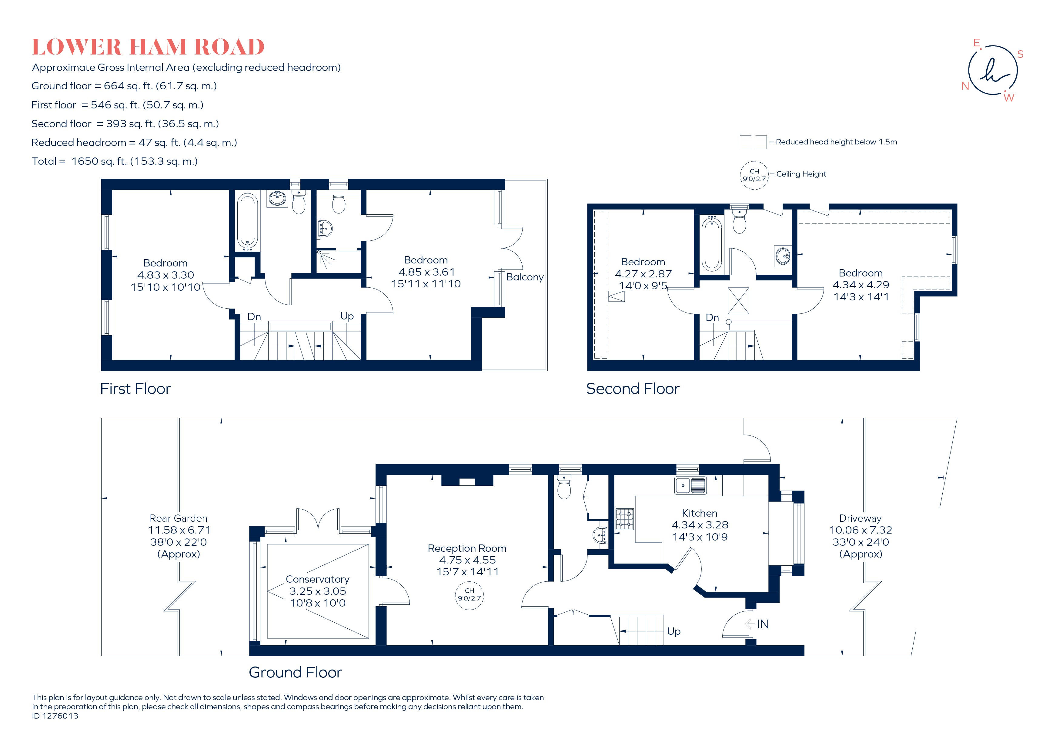 76, Lower Ham Road, Kingston Upon Thames floorplan