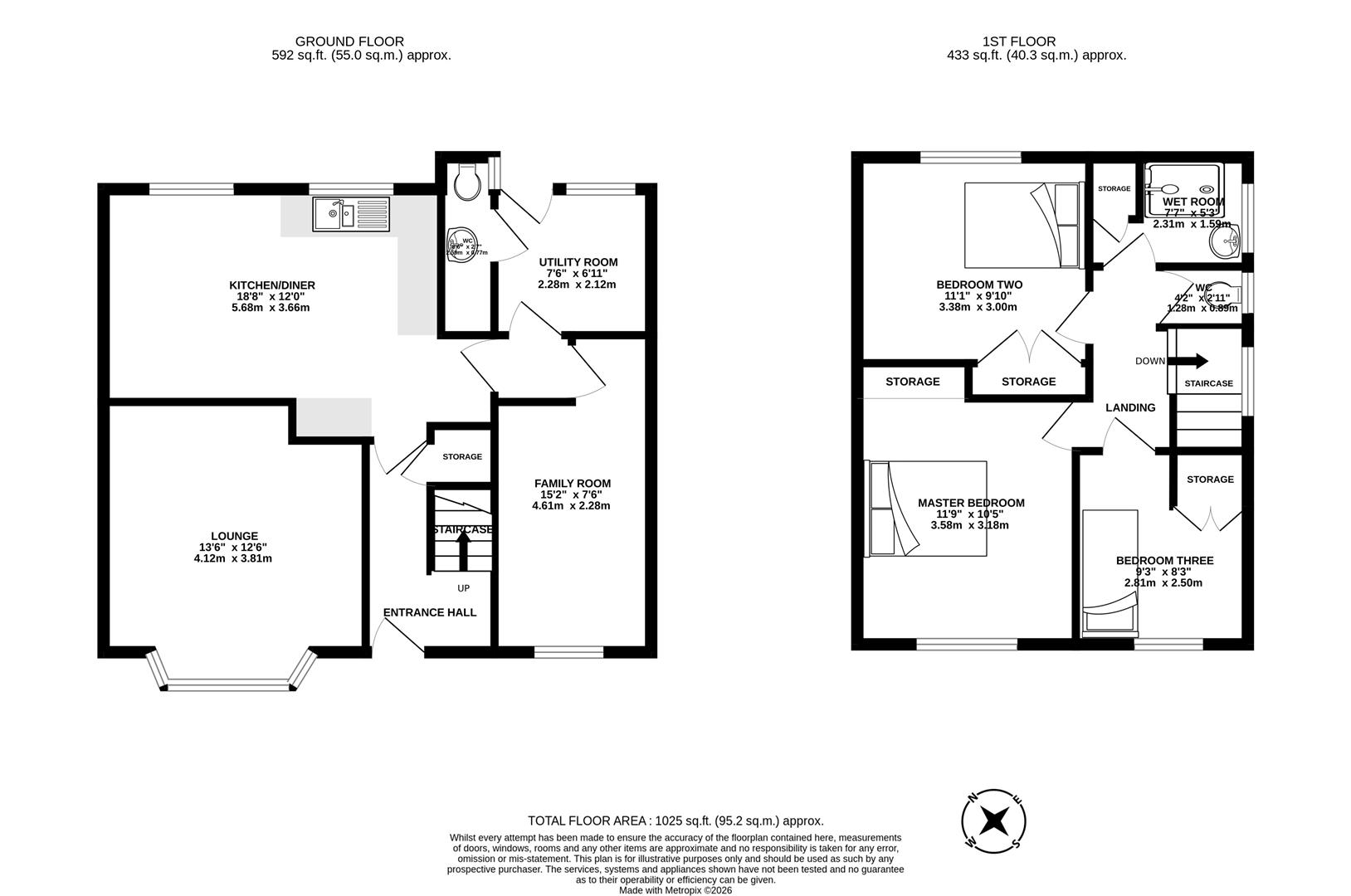2, St. Johns Green, Leyland floorplan