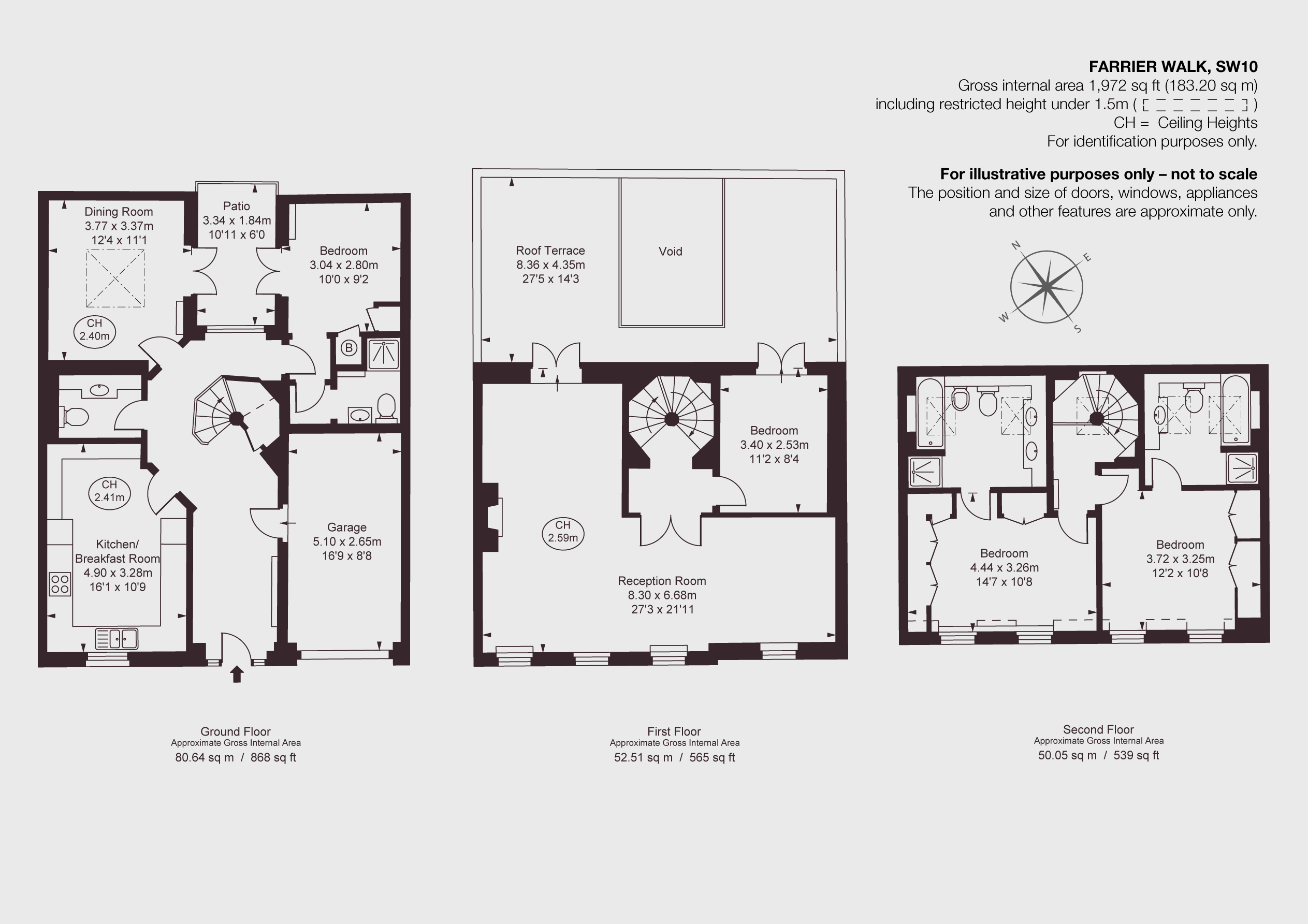17, Farrier Walk, London floorplan