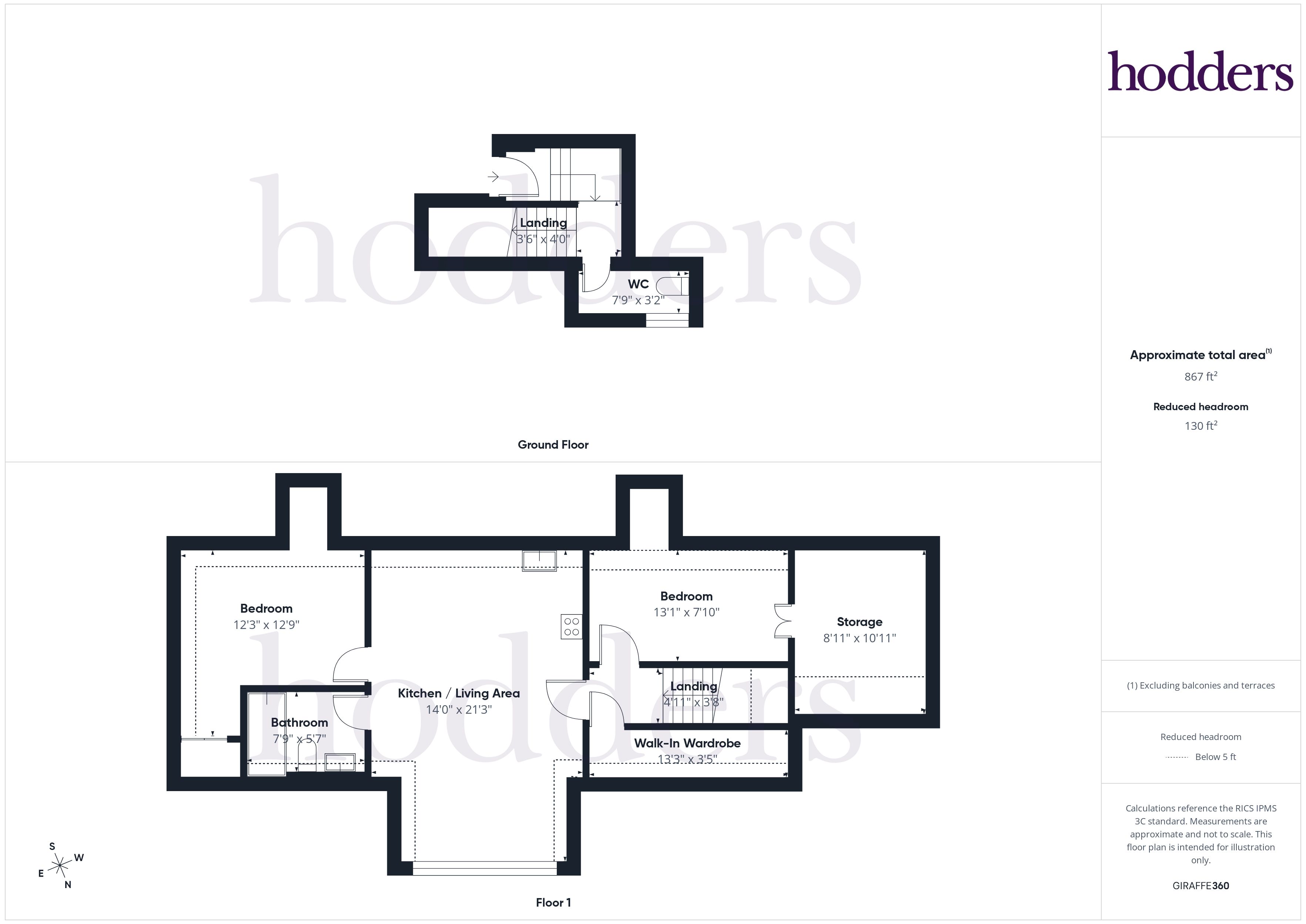 Flat 9, Premier House, 16, Gogmore Lane, Chertsey floorplan