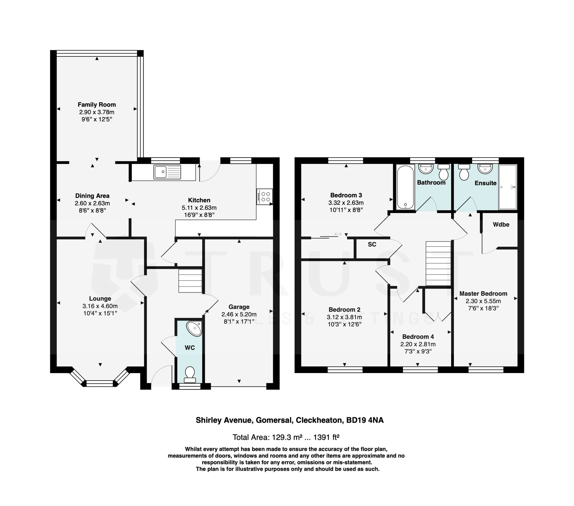45 Shirley Avenue, Cleckheaton floorplan