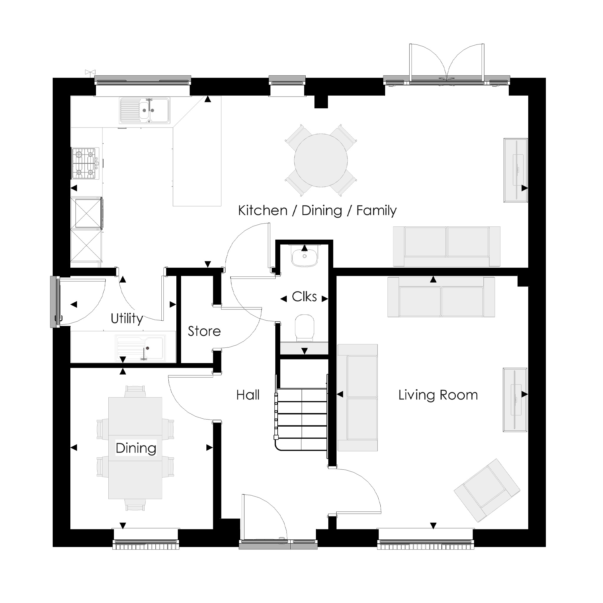 150, Off Evans Way, Witham floorplan