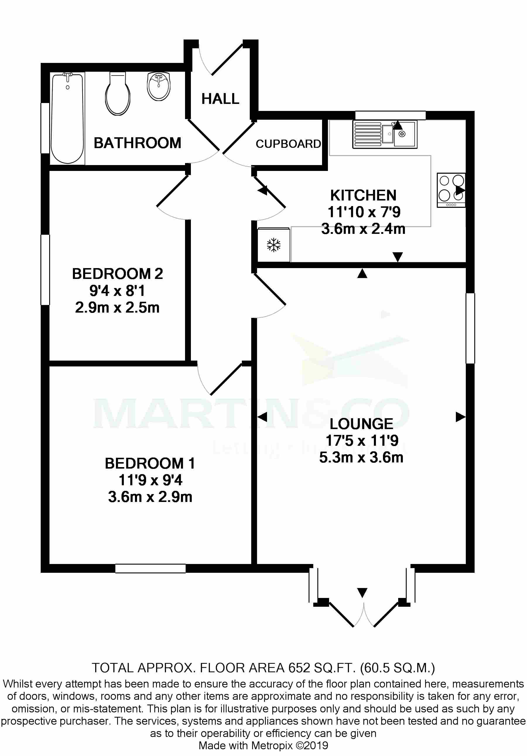 2 Bedrooms Flat to rent in Kings Furlong Drive, Basingstoke RG21