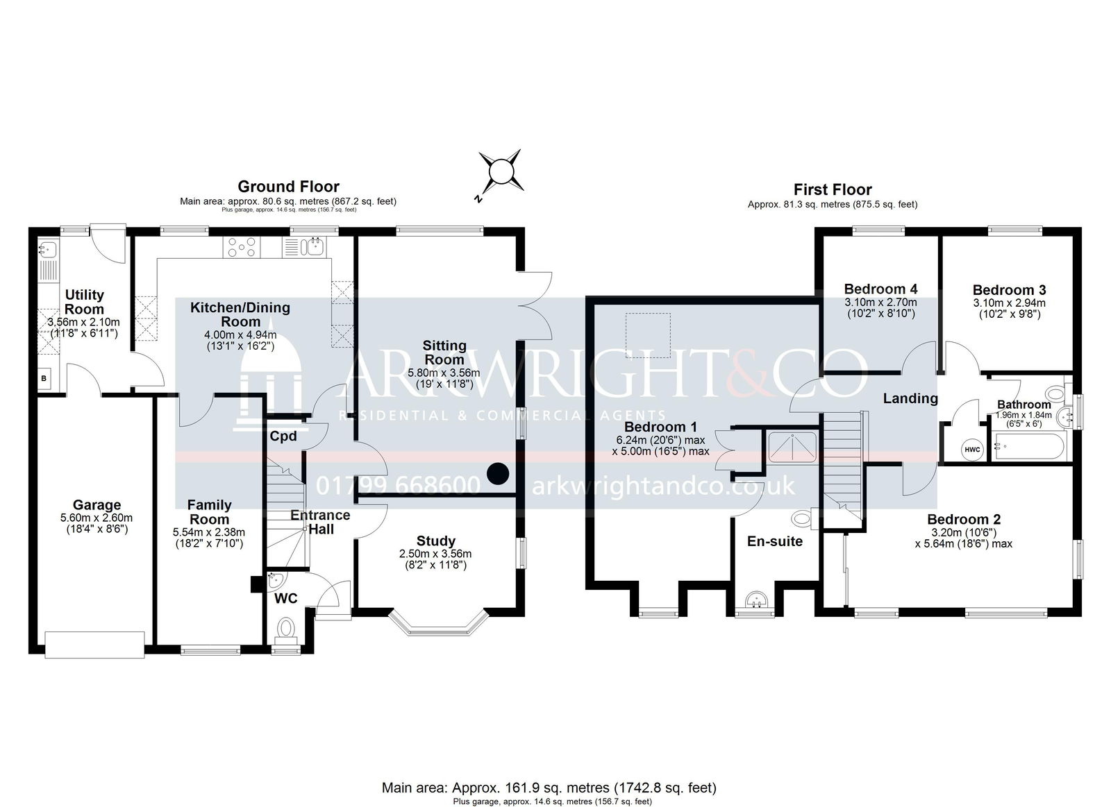 5, The Willows, Saffron Walden floorplan