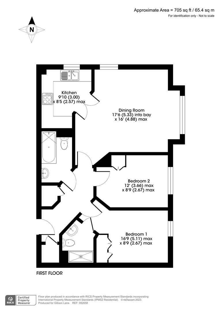 36, Kew Court, Kingston upon Thames floorplan