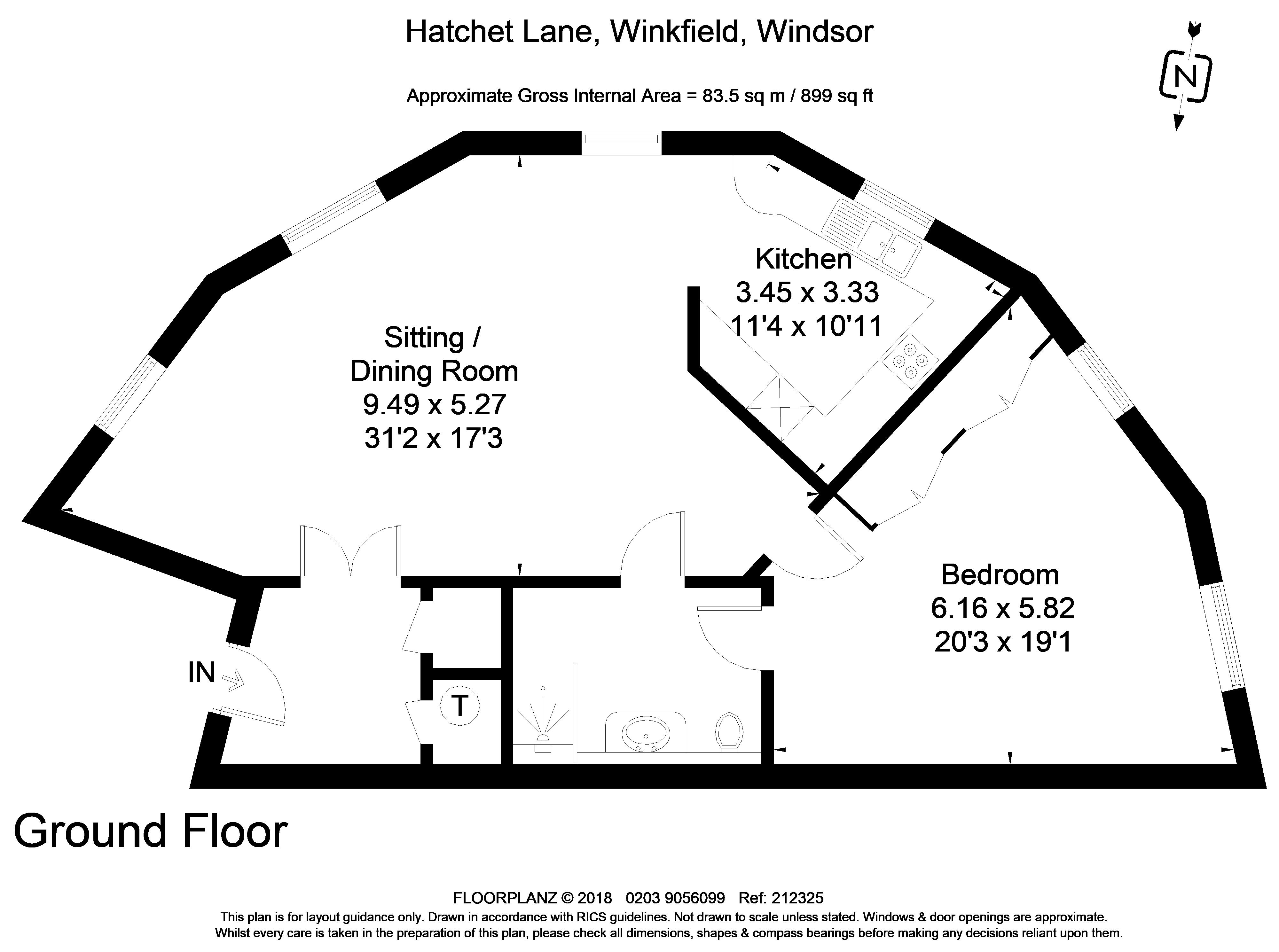 1 The Roundhouse, Kilbees Farm, Hatchet Lane, Windsor floorplan