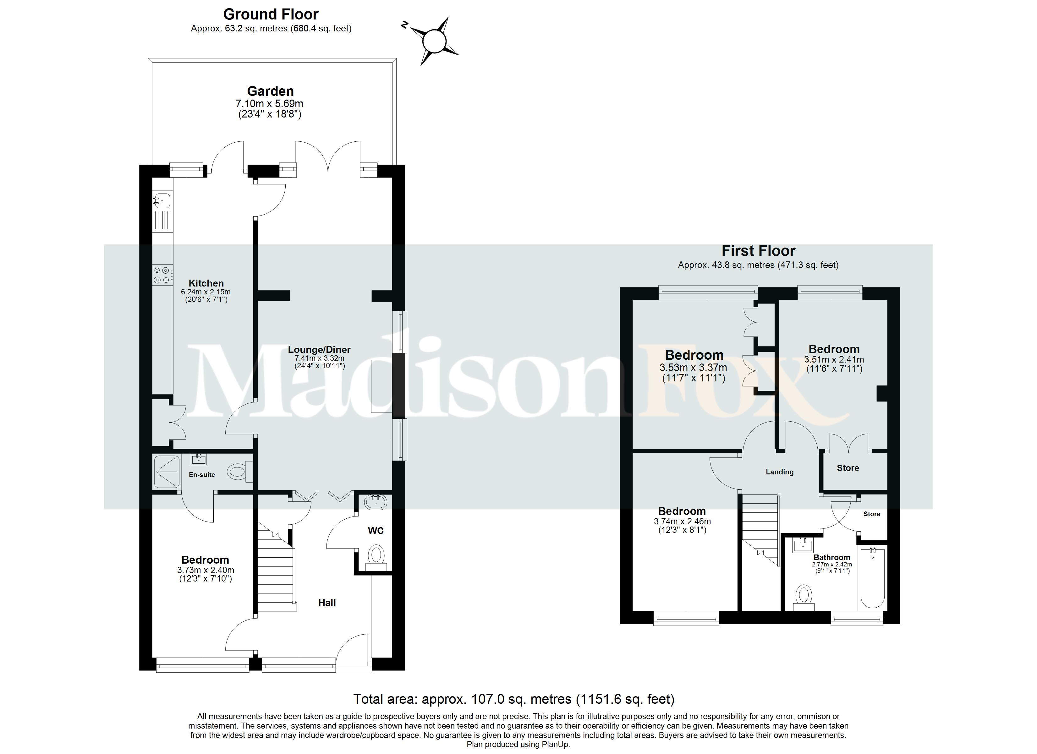 67, High Meadows, Essex floorplan