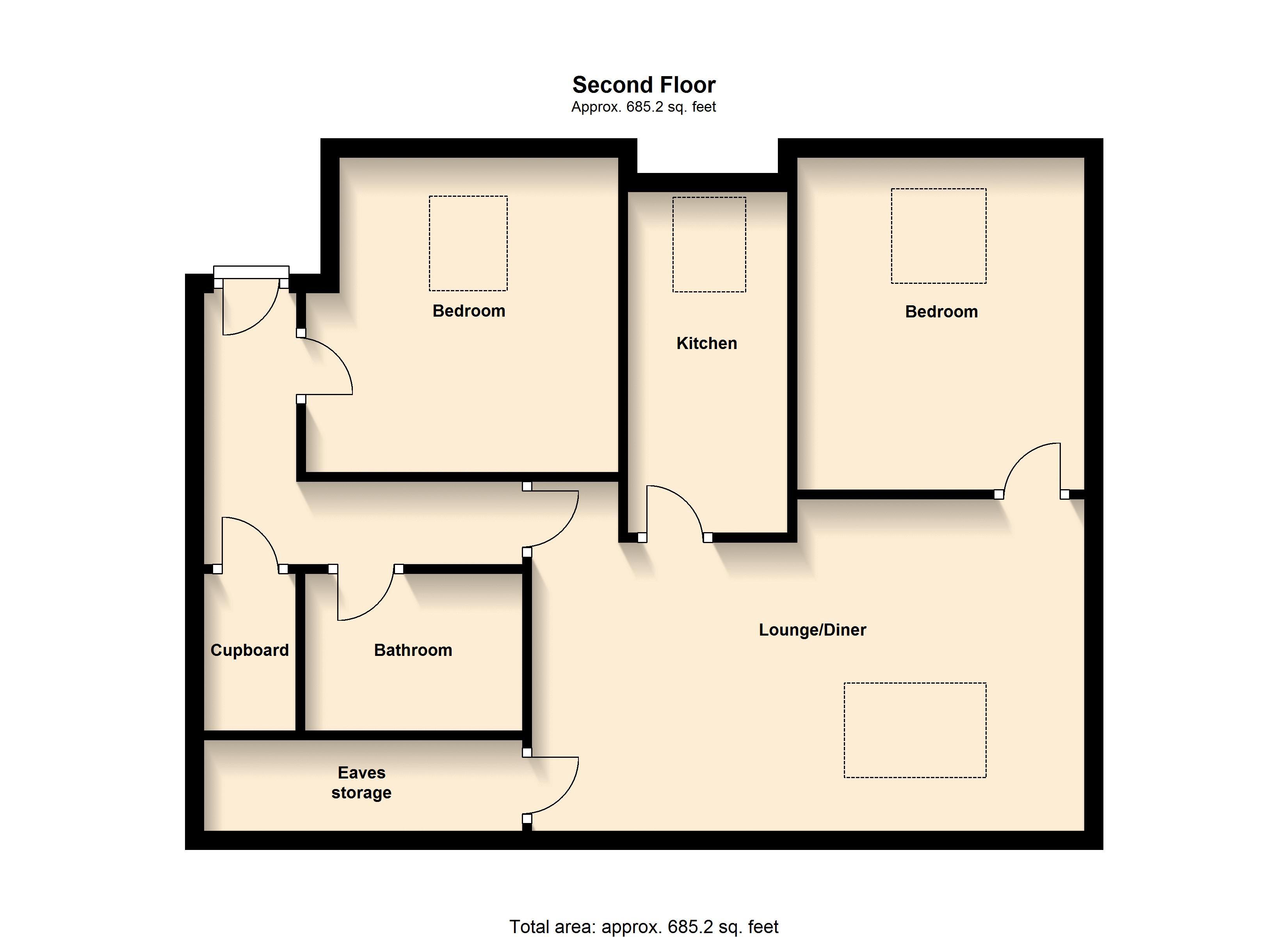 2 Bedrooms Flat to rent in Epsom Road, Leatherhead KT22