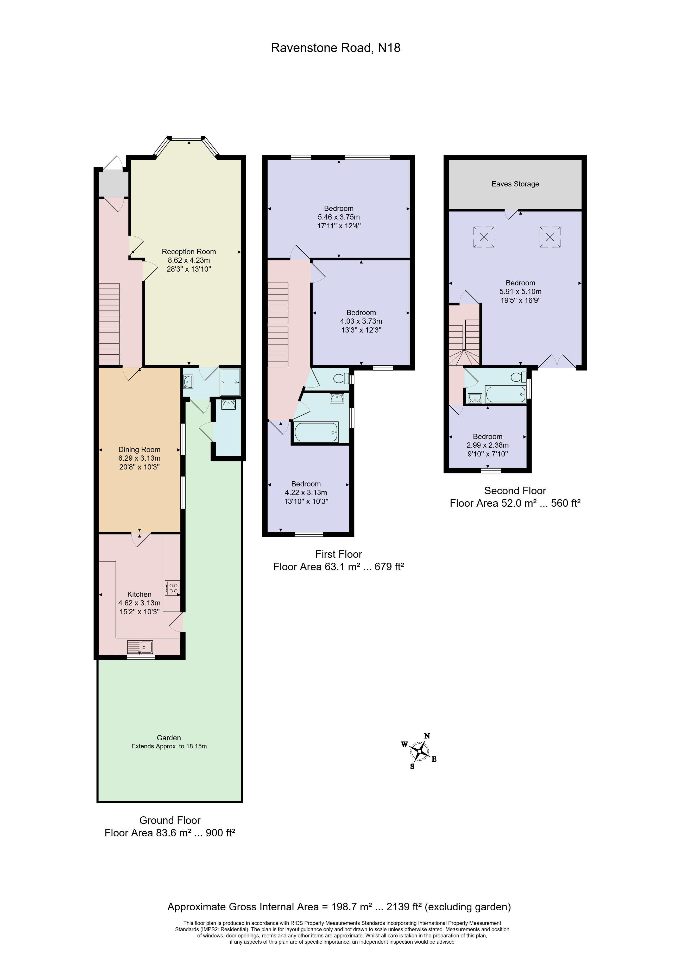 21, Ravenstone Road, London floorplan