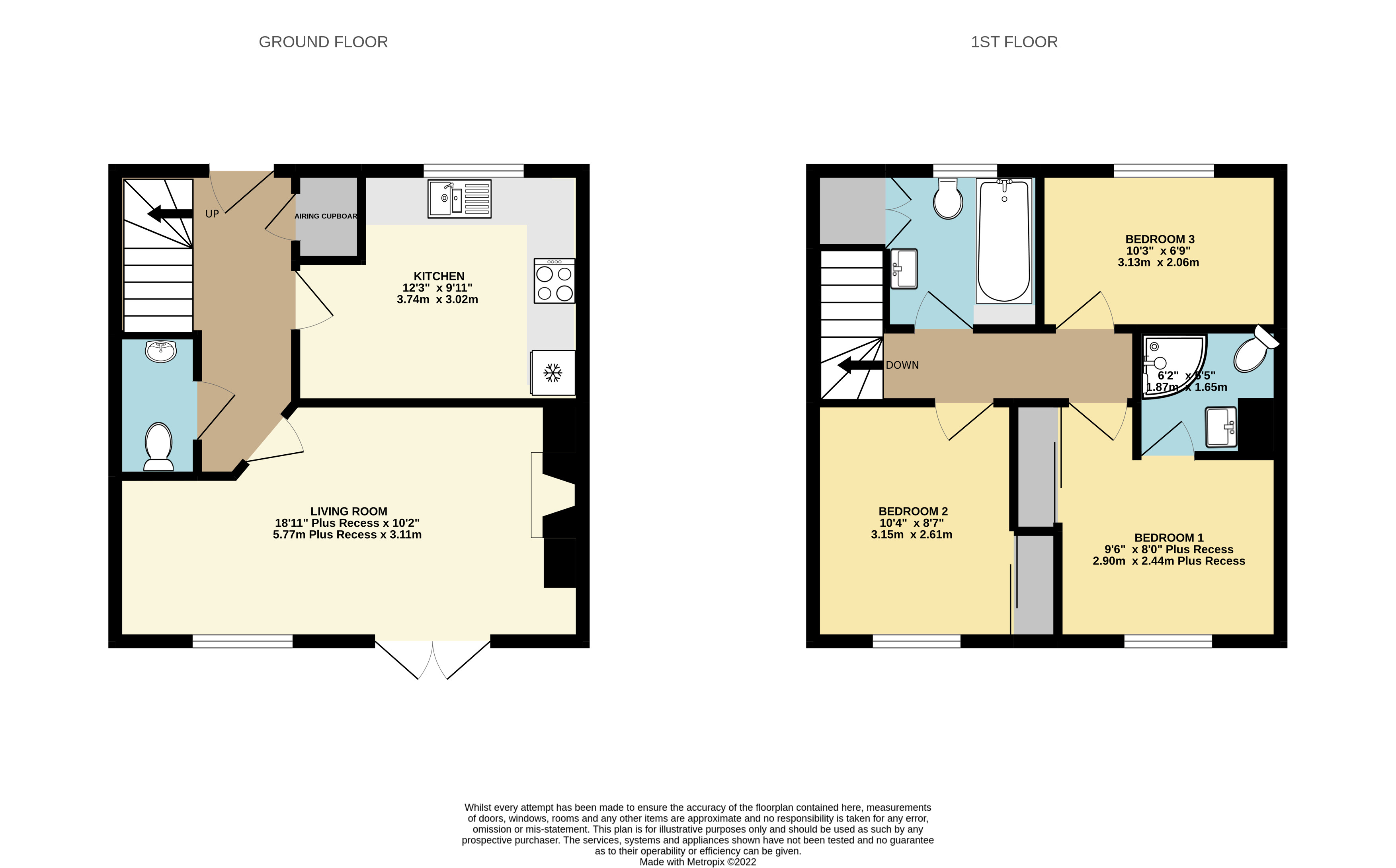 5, Meadowhayes, Minehead floorplan