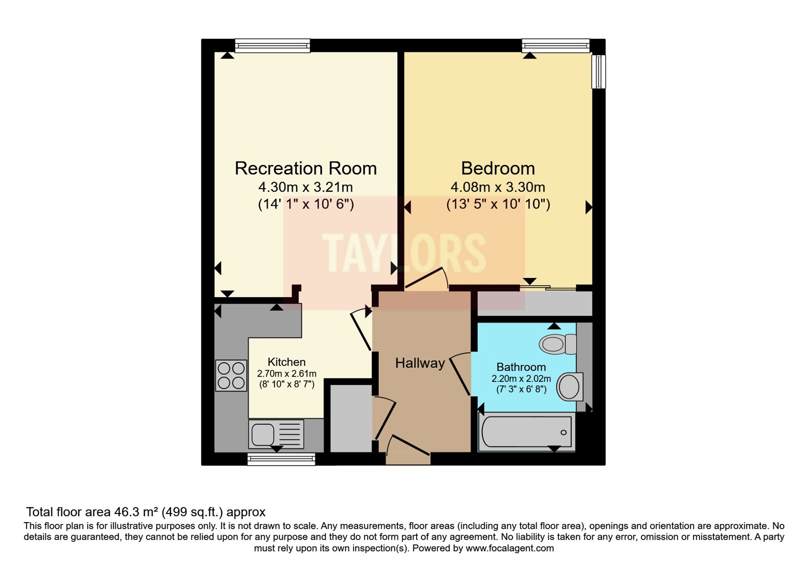 53, Jones Point House, Cardiff floorplan