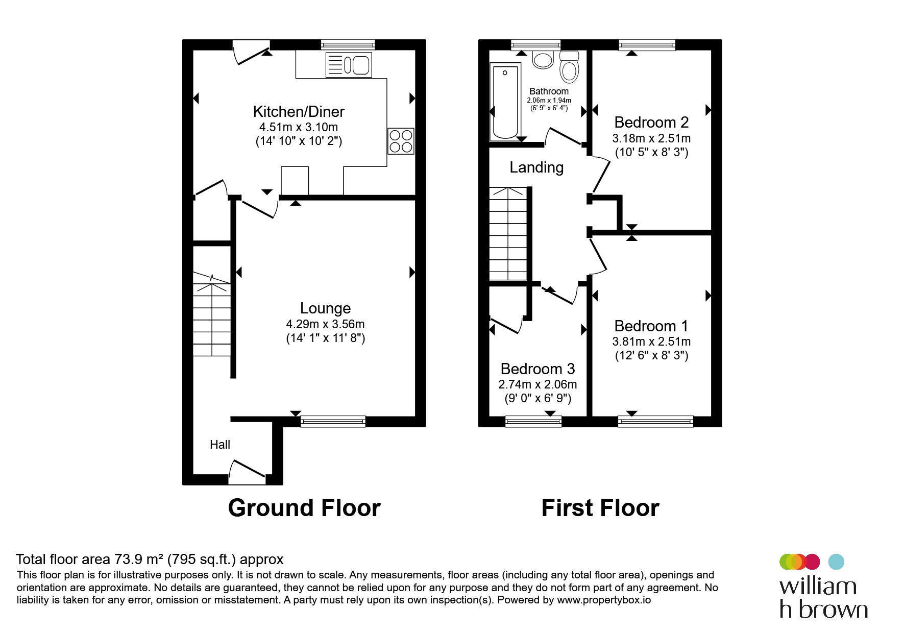 13., School Lane, Irchester floorplan