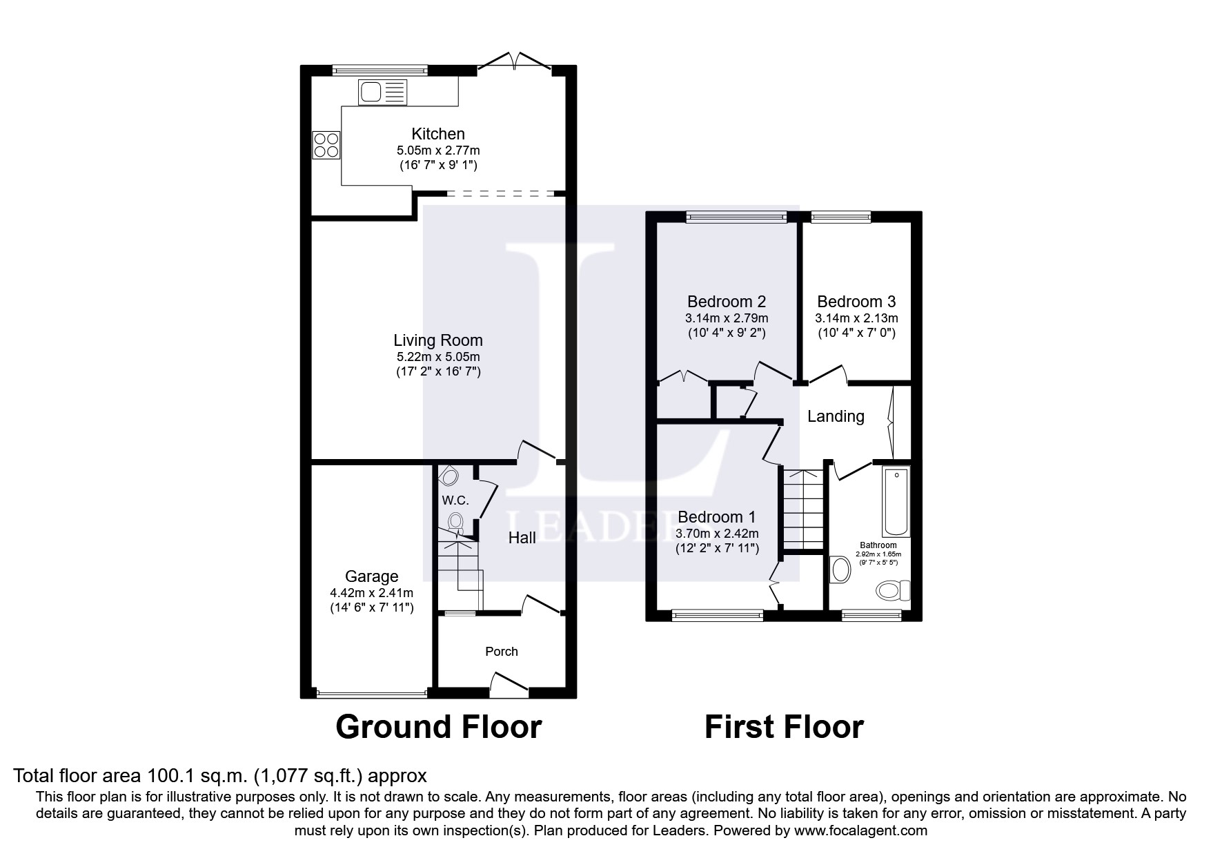 Saunders Close, Crawley floorplan